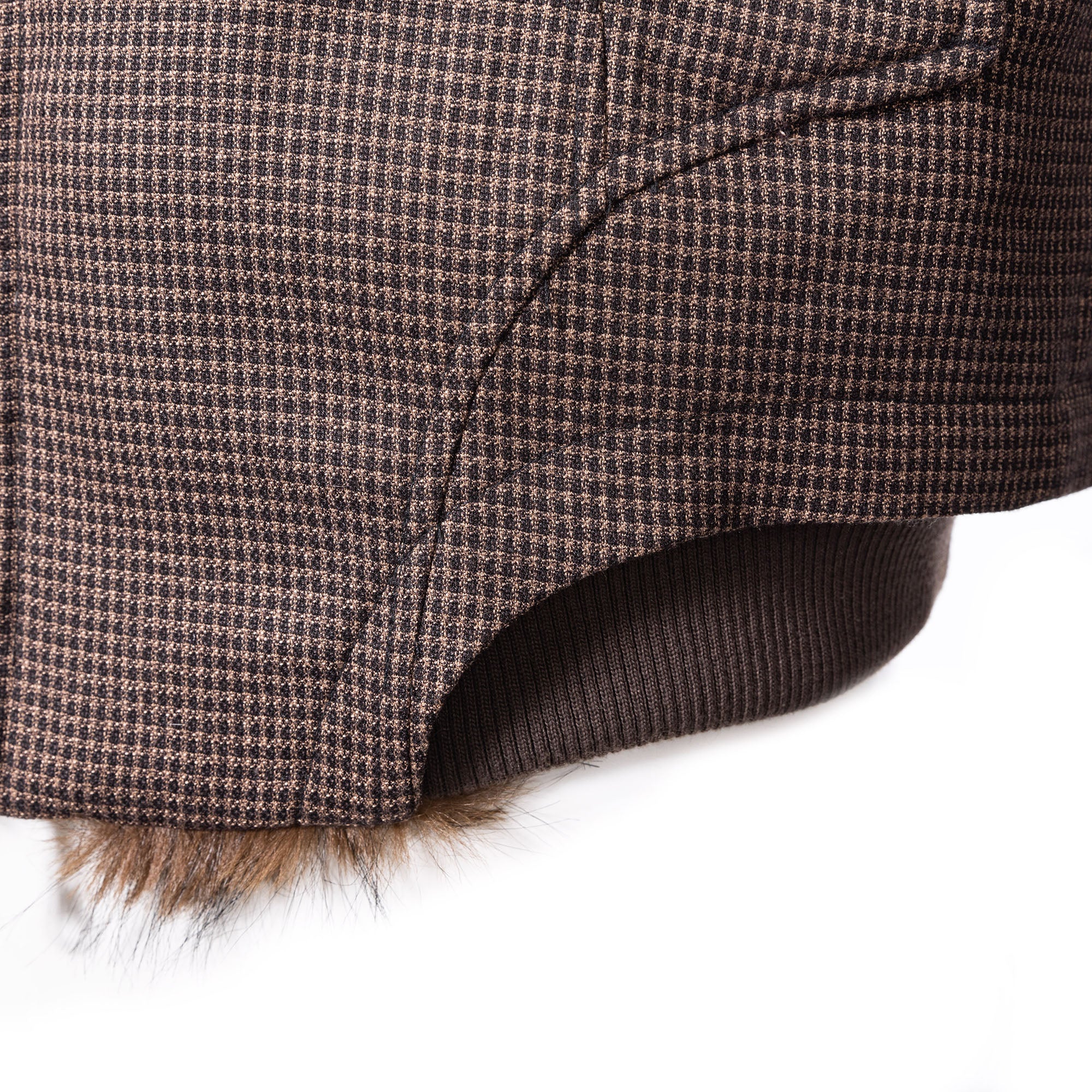 CATSSTAC Reversible Plaid Faux Fur Vest, premium urban and streetwear designers apparel on PROJECTISR.com, PROJECTISR US