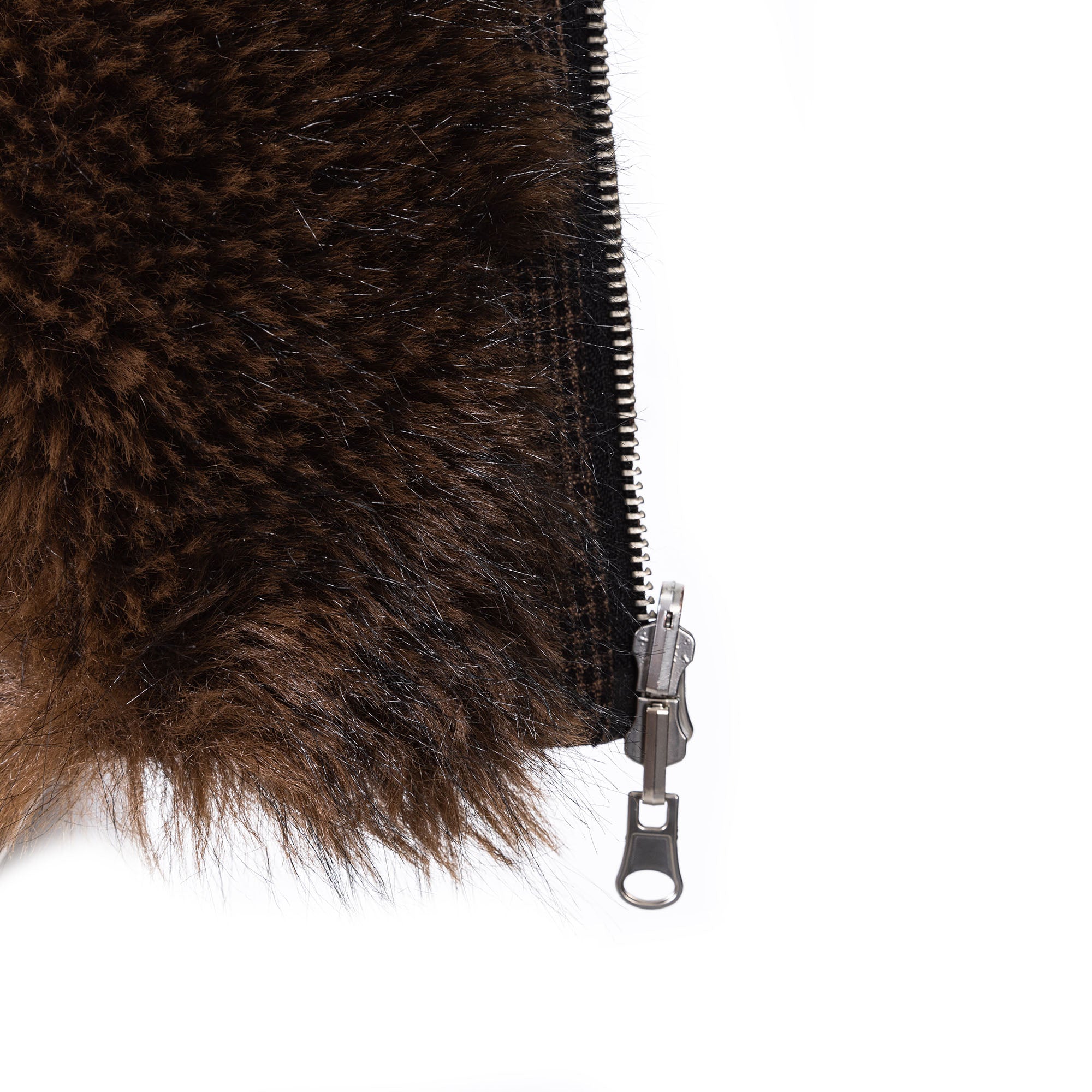 CATSSTAC Reversible Plaid Faux Fur Vest, premium urban and streetwear designers apparel on PROJECTISR.com, PROJECTISR US