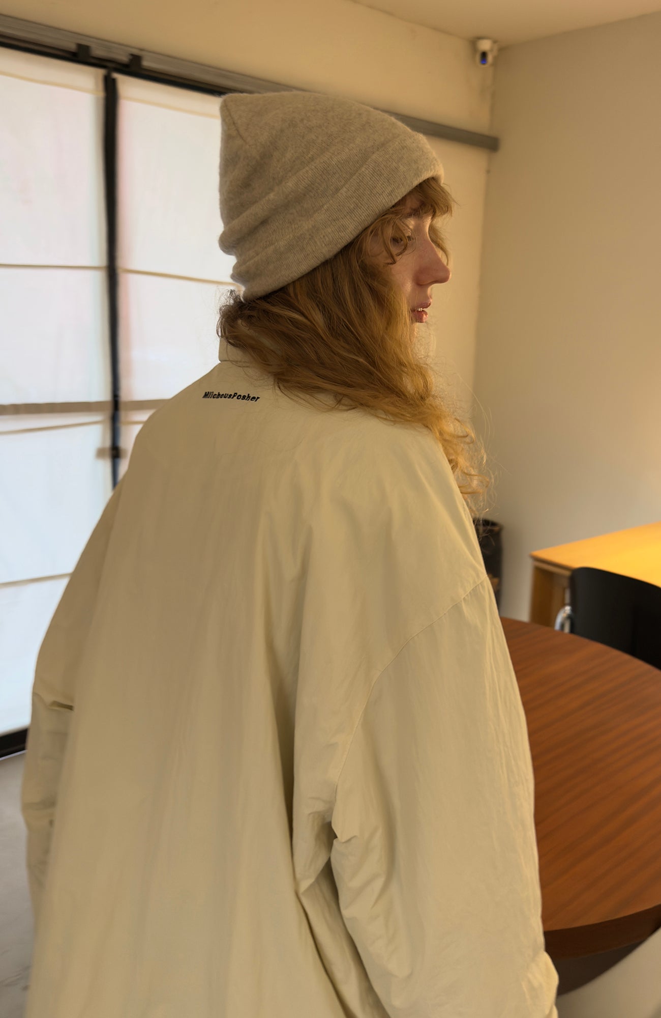 MIICHOUS Contrast Curved Paneled Padded Jacket