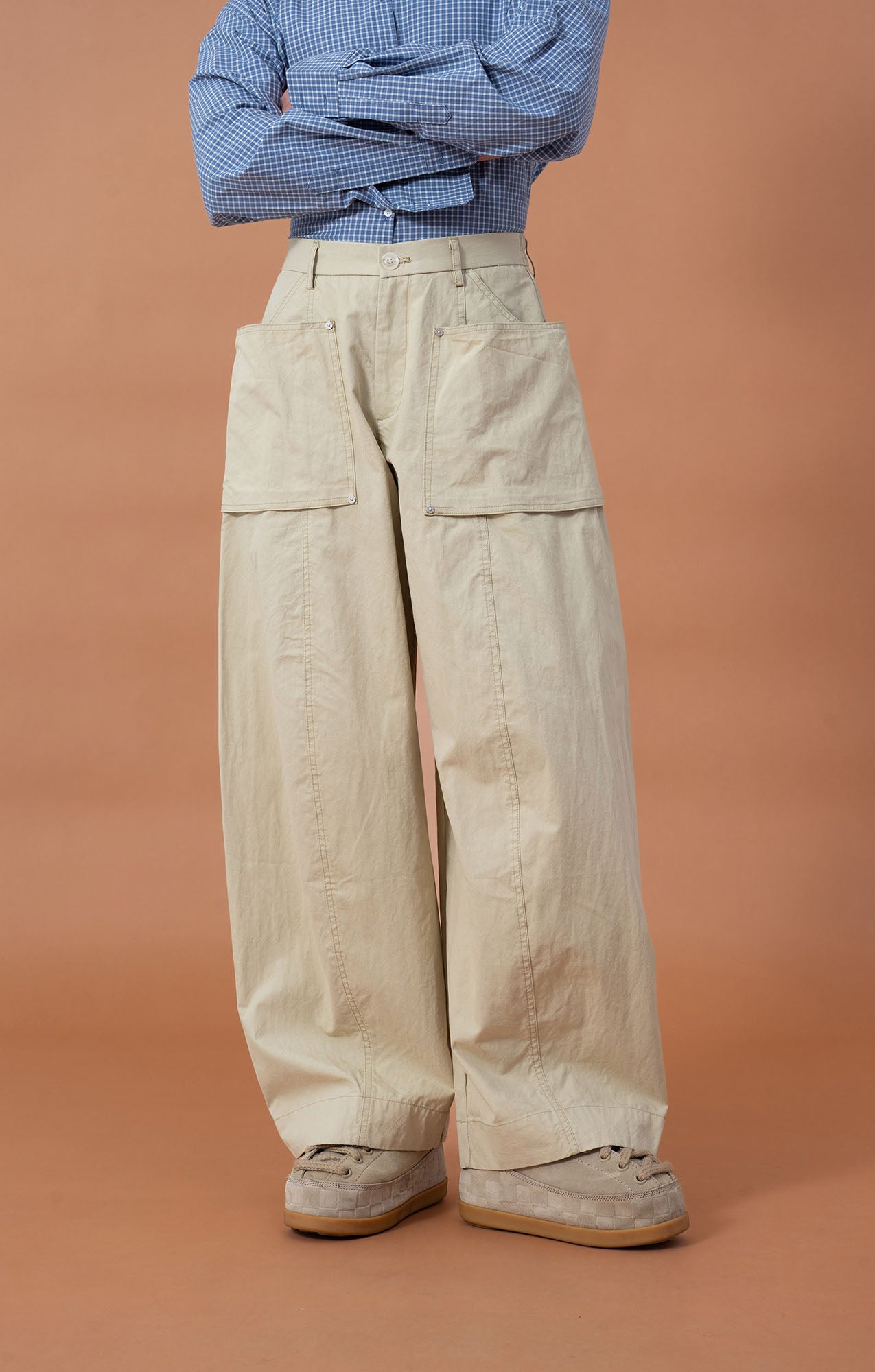 CLP Utility Big-Pocket Barrel Pants, premium urban and streetwear designers apparel on PROJECTISR.com, CLP