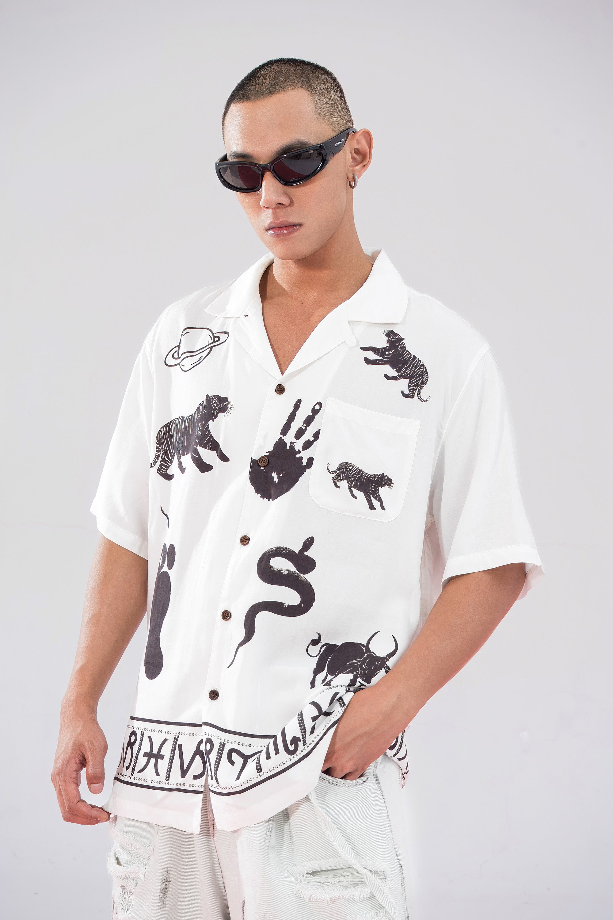 CLP Retro Graphics Half-Sleeve Shirt