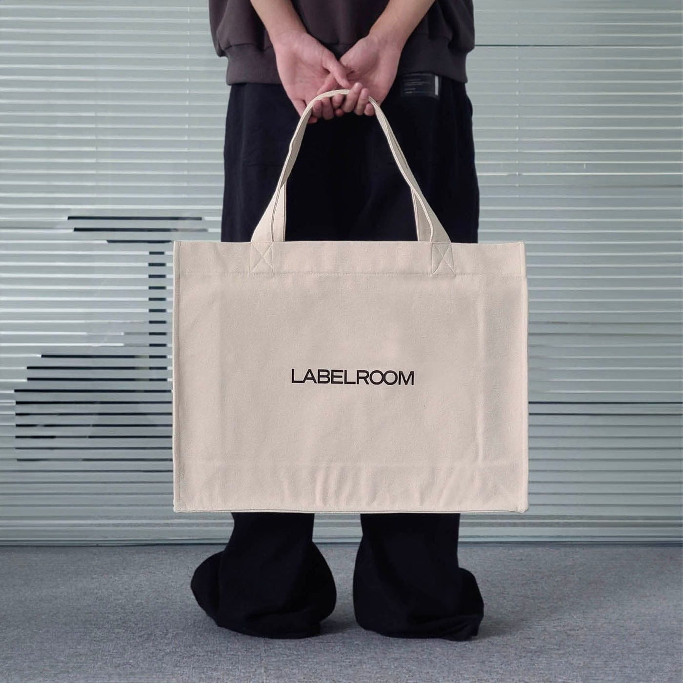 49PERCENT LABELROOM Logo Tote Bag, premium urban and streetwear designers apparel on PROJECTISR.com, 49PERCENT