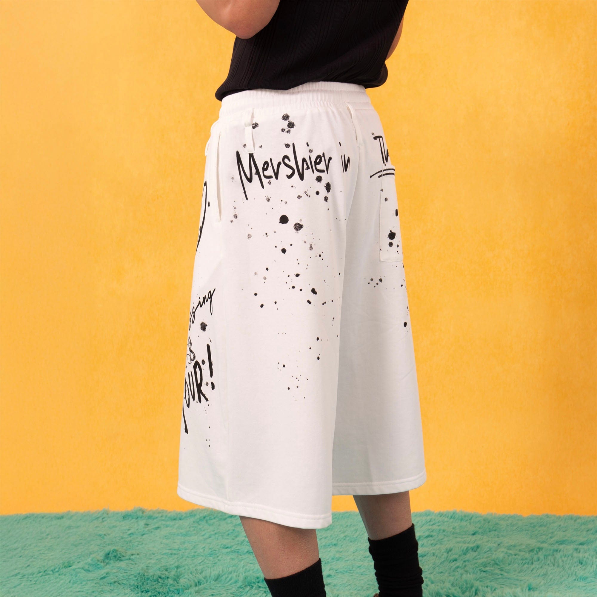 CLP Graffiti Spray Sweat Shorts