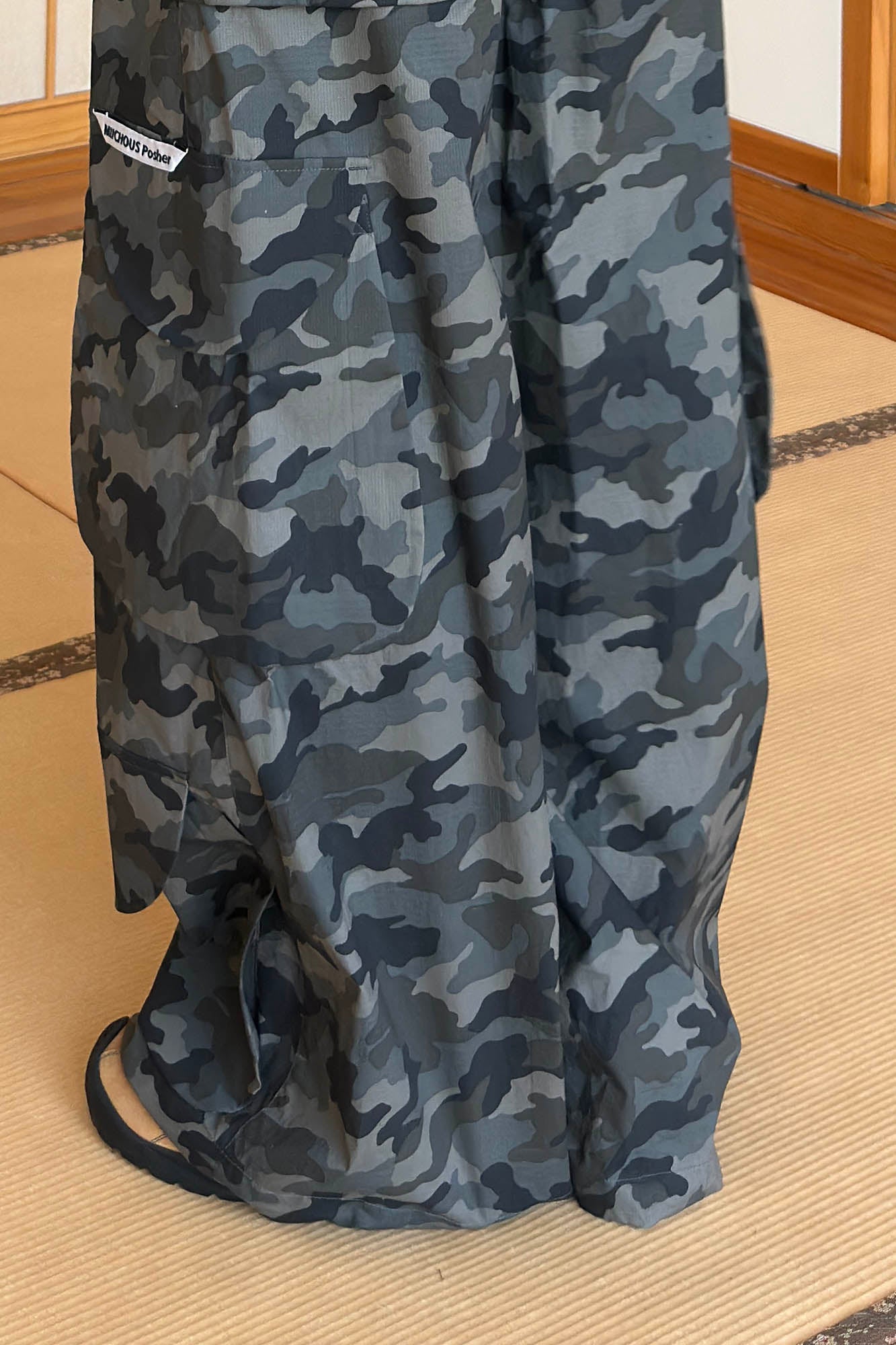 MIICHOUS Camo Wide-Leg Cargo Pants