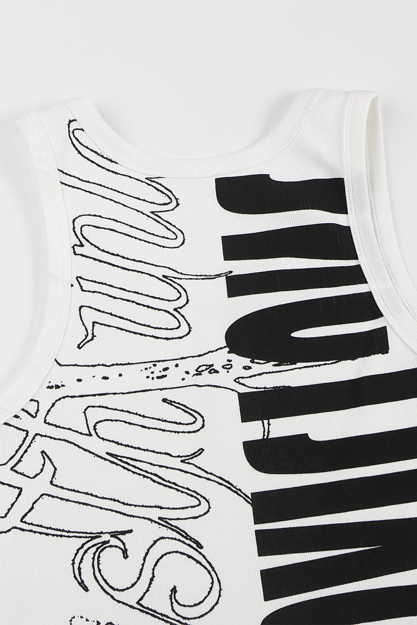 WHISTLEHUNTER Graffiti Ribbed Tank Top, premium urban and streetwear designers apparel on PROJECTISR.com, WHISTLEHUNTER