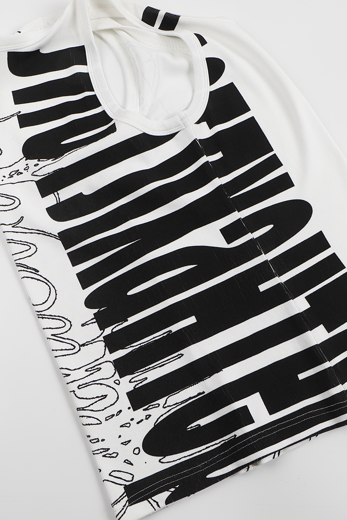 WHISTLEHUNTER Graffiti Ribbed Tank Top, premium urban and streetwear designers apparel on PROJECTISR.com, WHISTLEHUNTER