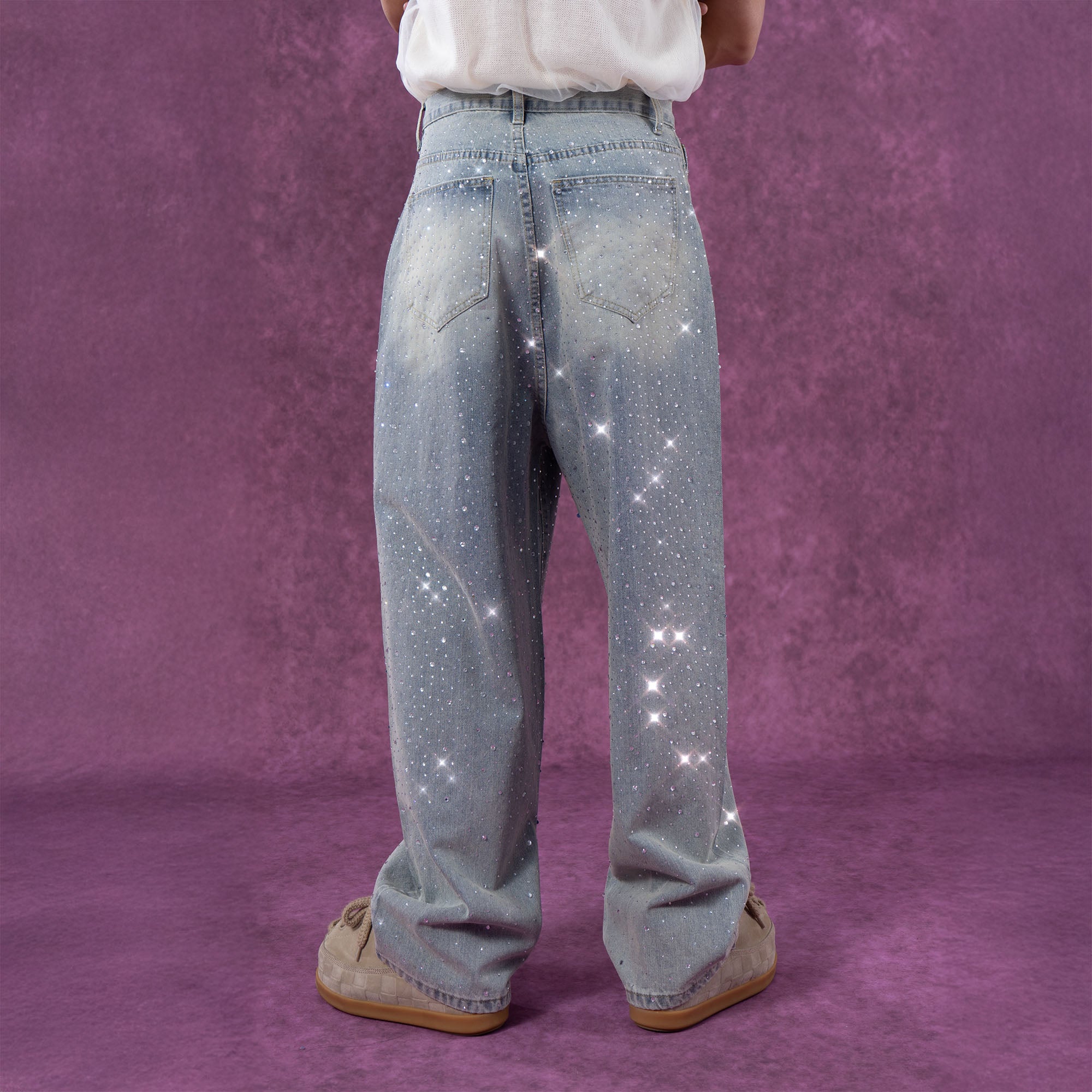 CLP Diamond Washed Straight-Leg Jeans