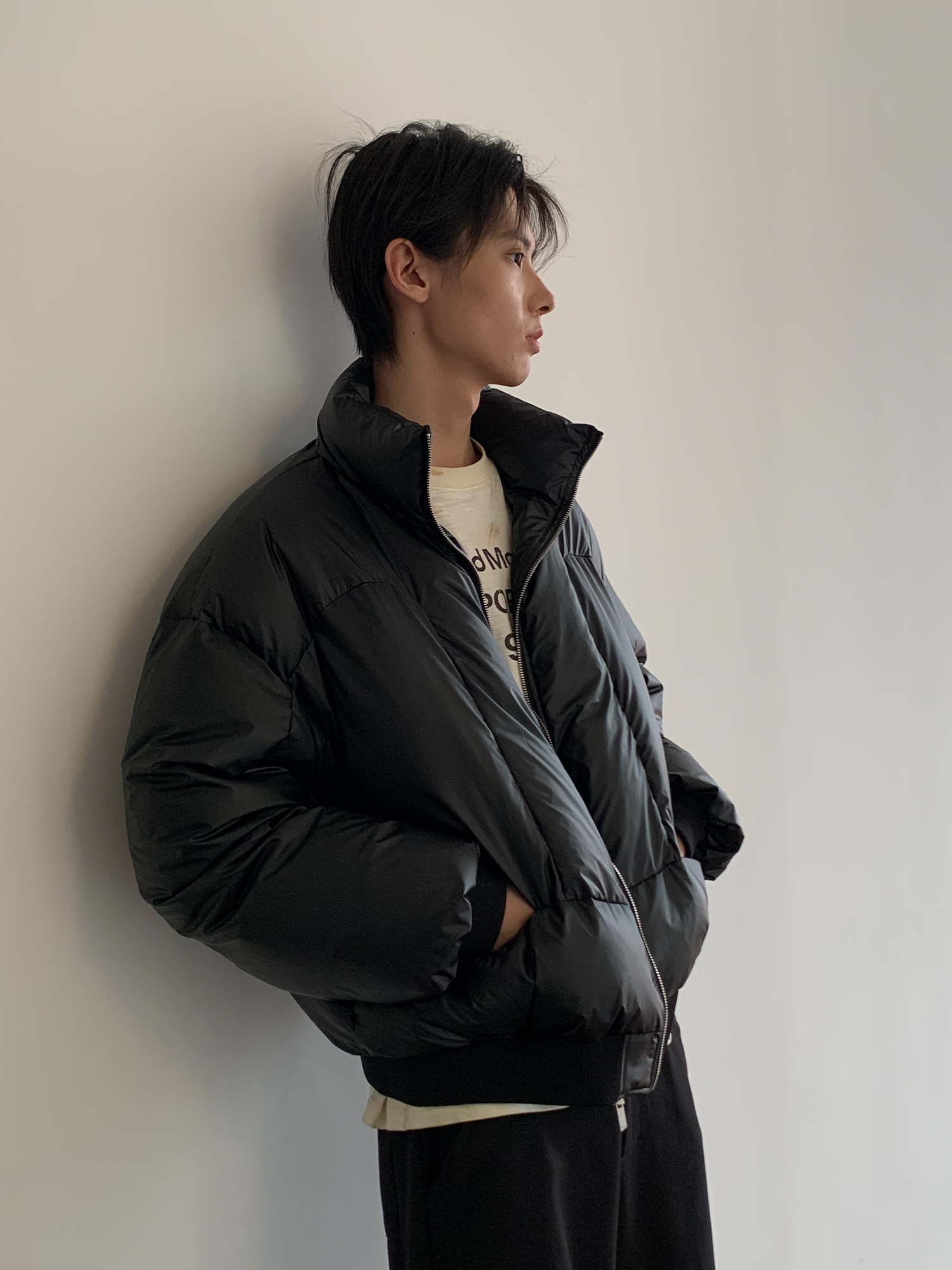 KREATE Modern Paneled Oversized Down Jacket