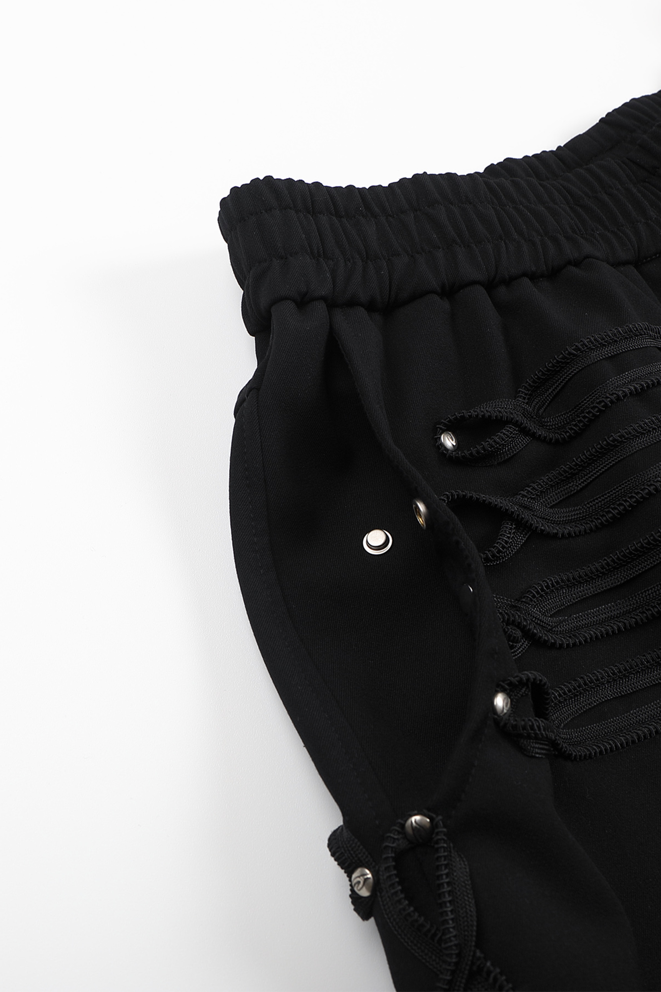 WHISTLEHUNTER Strap-Trim Tailored Trousers, premium urban and streetwear designers apparel on PROJECTISR.com, WHISTLEHUNTER