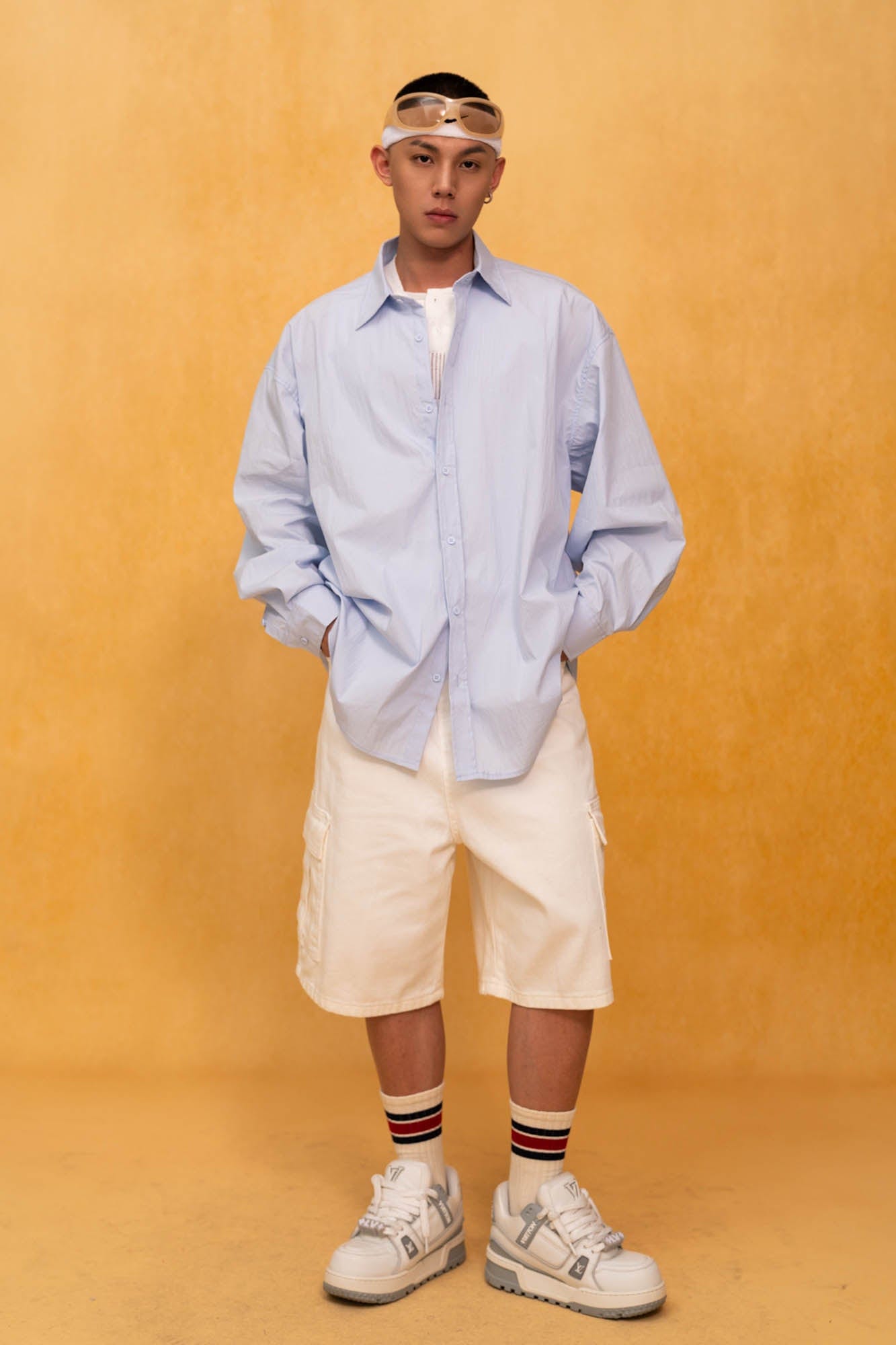 CLP Essential Crinkled Oversized Shirt, premium urban and streetwear designers apparel on PROJECTISR.com, CLP