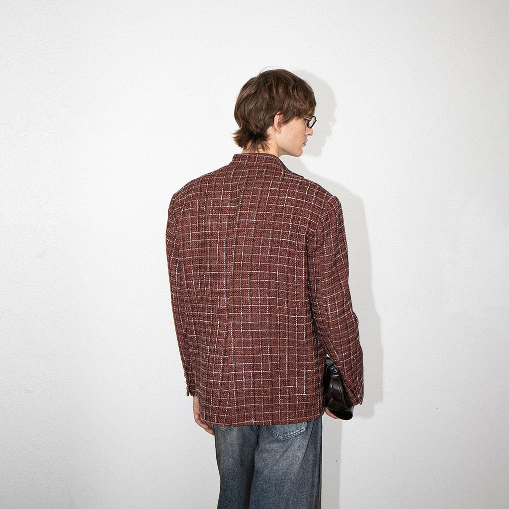 LEONSENSE Tassels Pockets Tweed Jacket, premium urban and streetwear designers apparel on PROJECTISR.com, LEONSENSE