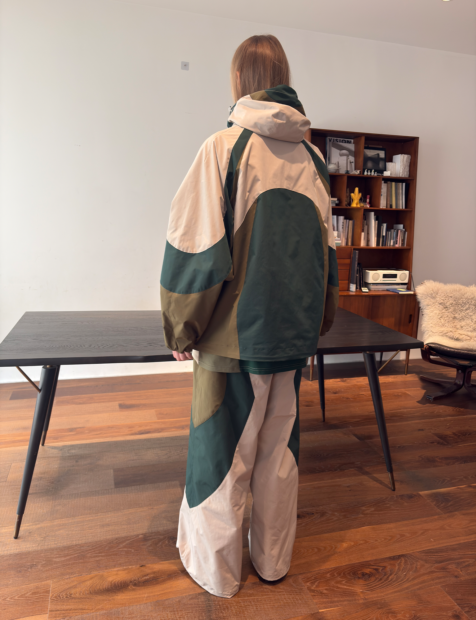 MIICHOUS Contrast Curved Panel Outdoor Pants
