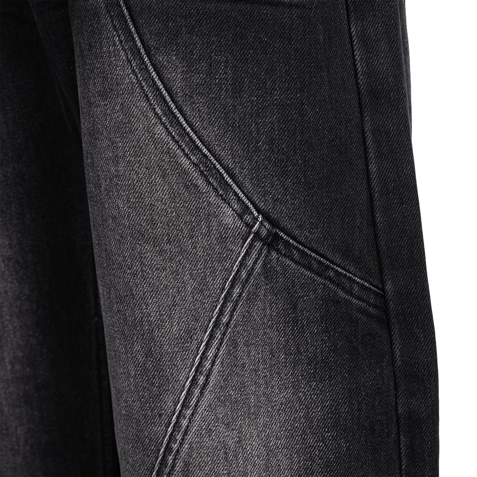CATSSTAC Whisker-Washed Panel Wide-Leg Jeans, premium urban and streetwear designers apparel on PROJECTISR.com, CATSSTAC