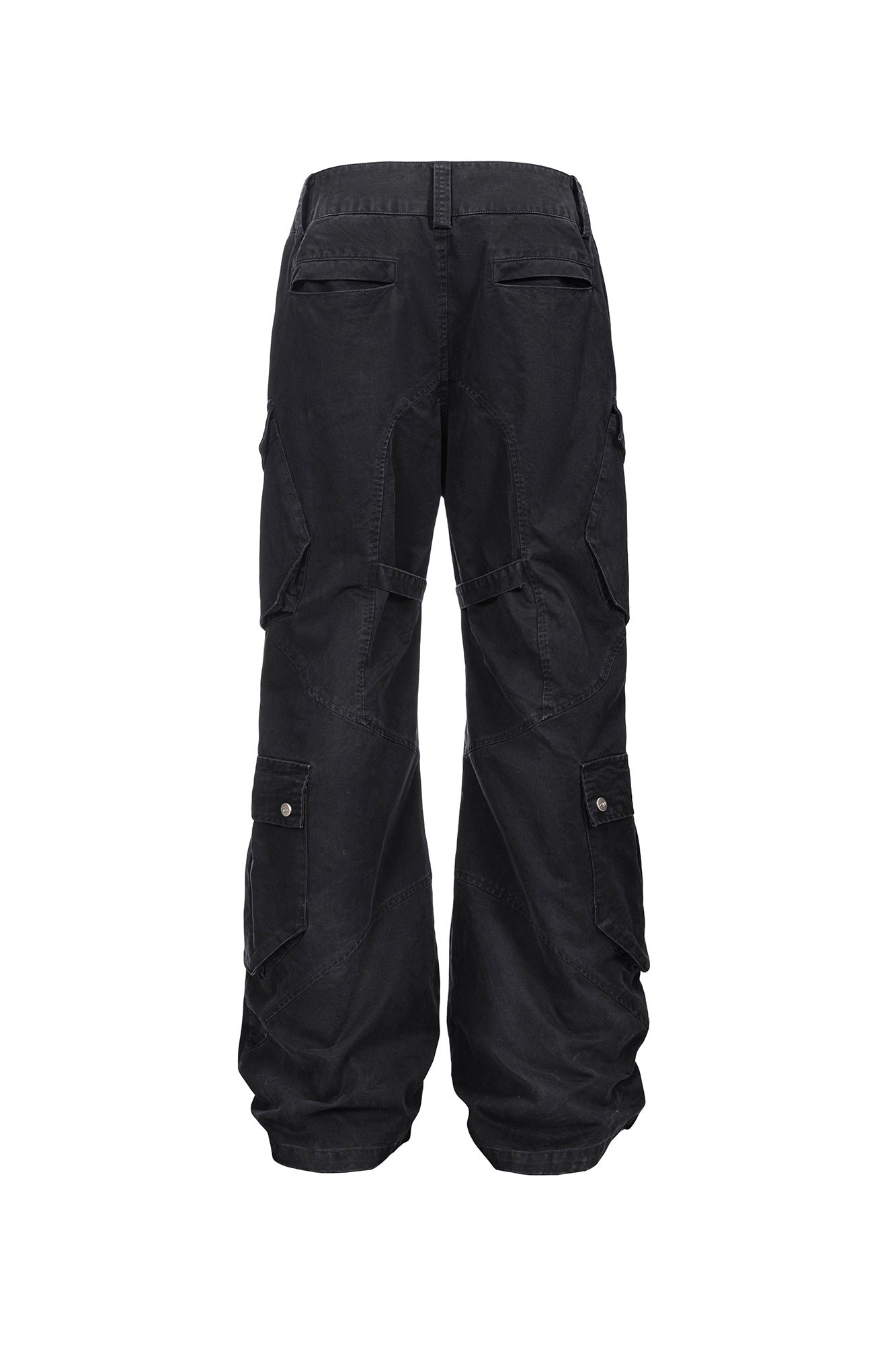 CATSSTAC Multi-Pocket Paneled Strap Cargo Pants, premium urban and streetwear designers apparel on PROJECTISR.com, CATSSTAC