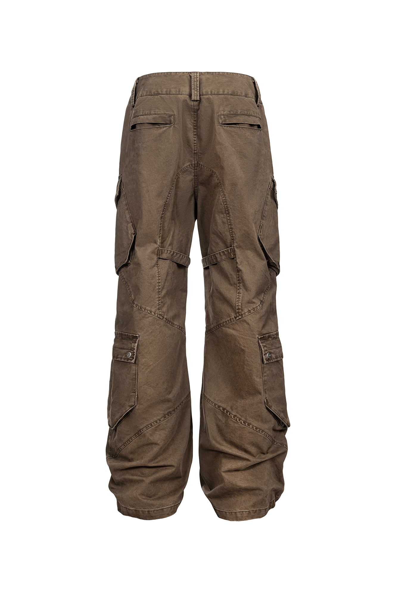 CATSSTAC Multi-Pocket Paneled Strap Cargo Pants, premium urban and streetwear designers apparel on PROJECTISR.com, CATSSTAC