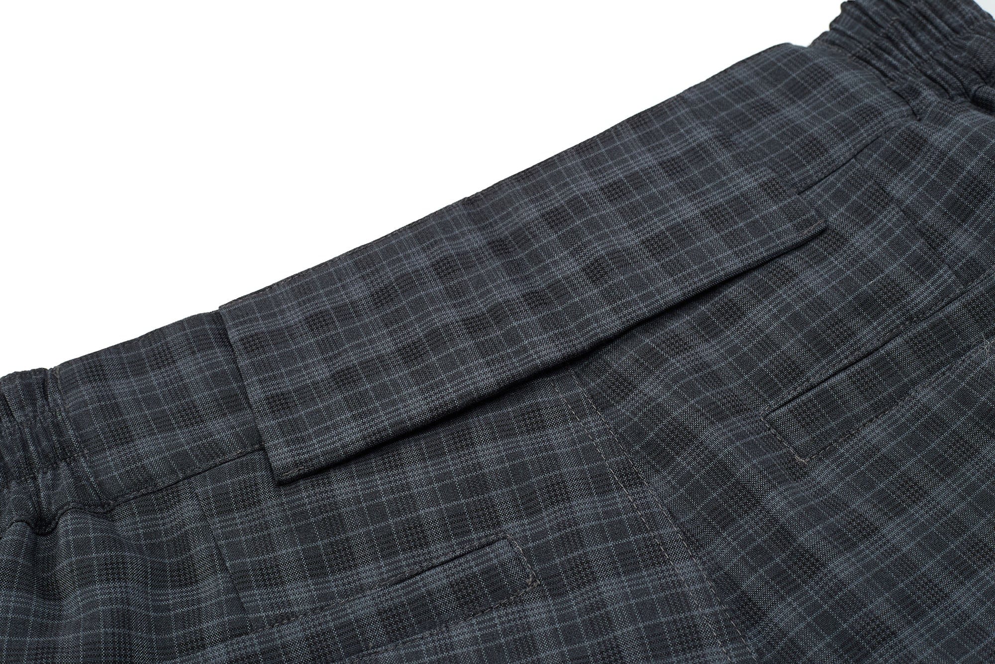 ESAIAS Retro Plaid Pleated Wide-Leg Pants, premium urban and streetwear designers apparel on PROJECTISR.com, ESAIAS