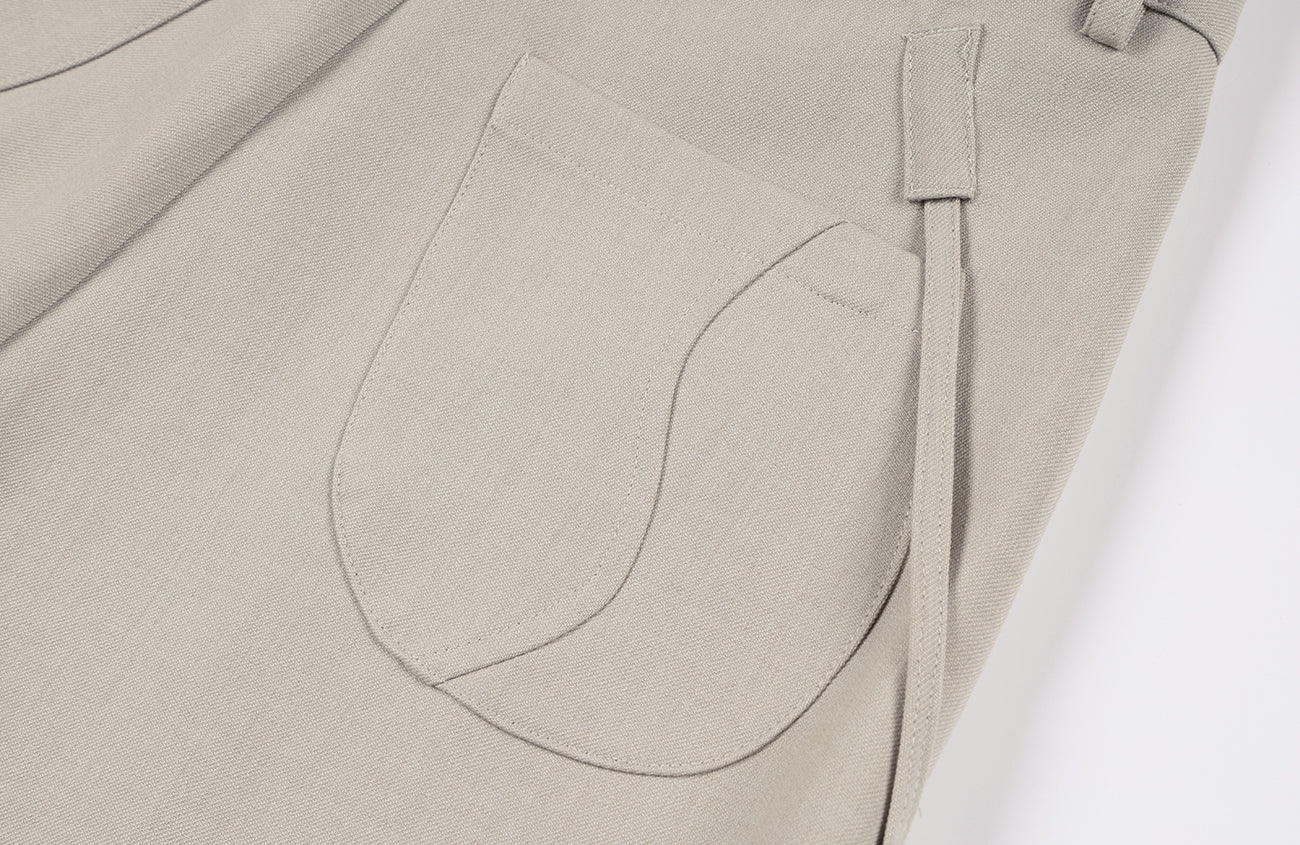 2000RSK Paneled Button-Fly Straight-Leg Trousers