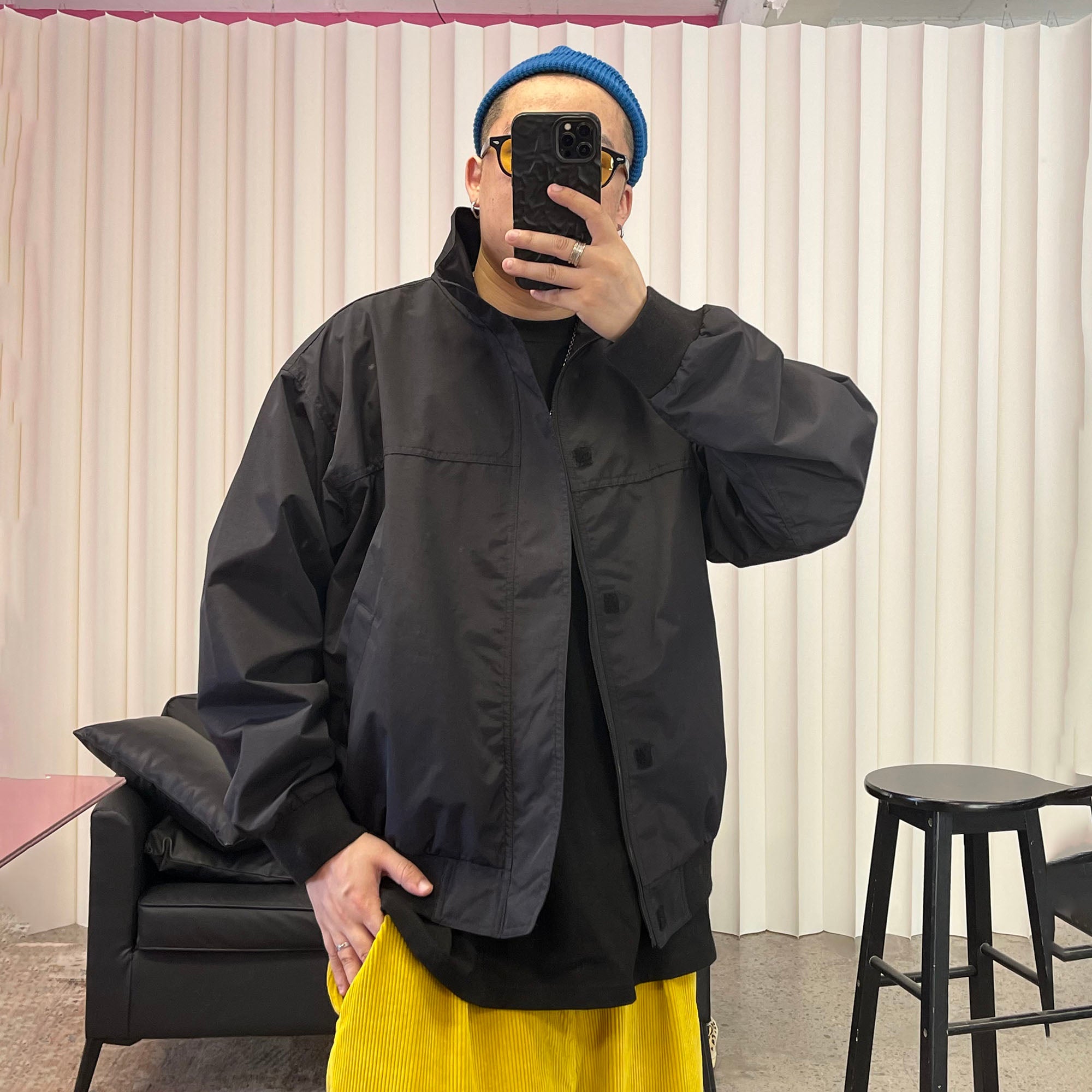 ME DA IGUAL Stand Collar Utility Waterproof Jacket