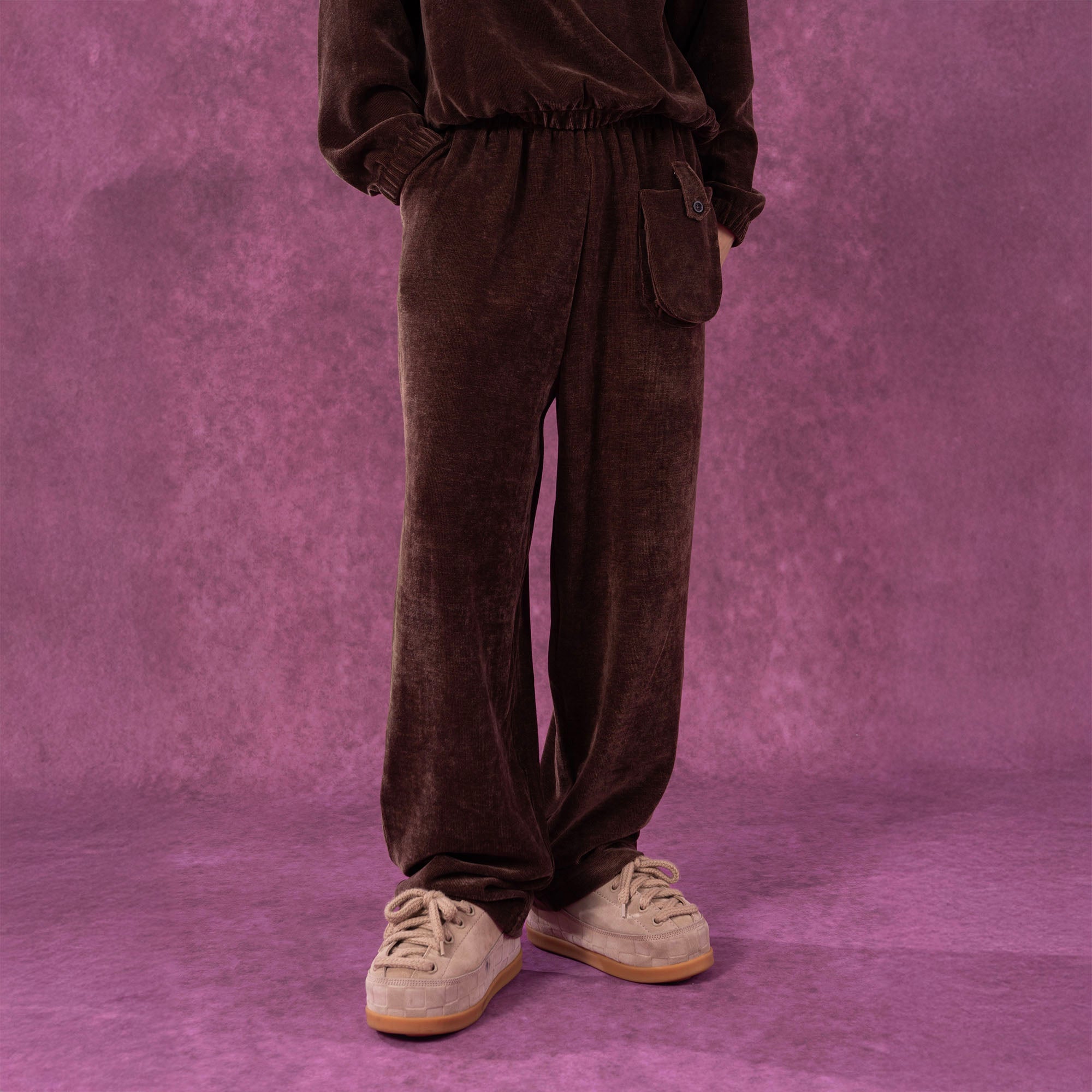 CLP Corduroy Straight-Leg Pants