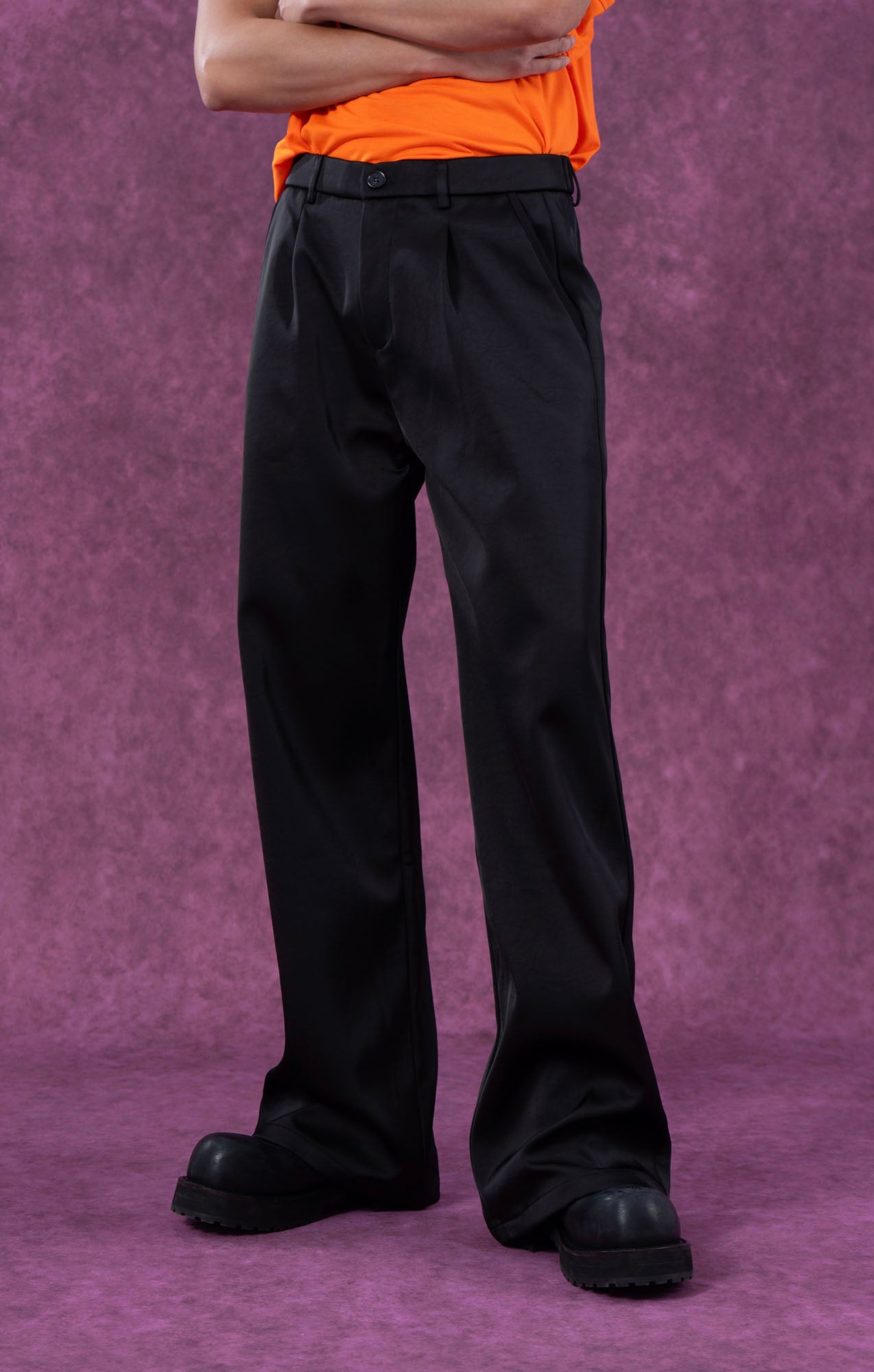 CLP Satin Straight-Leg Pants, premium urban and streetwear designers apparel on PROJECTISR.com, CLP