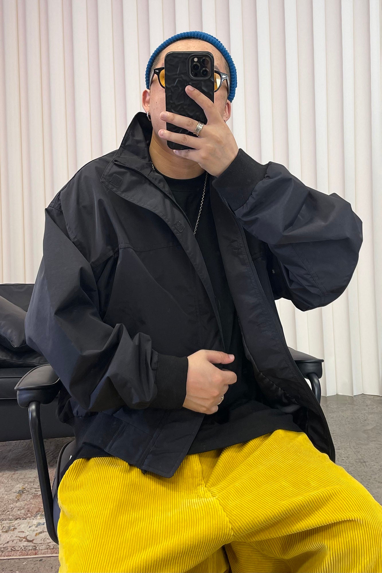 ME DA IGUAL Stand Collar Utility Waterproof Jacket