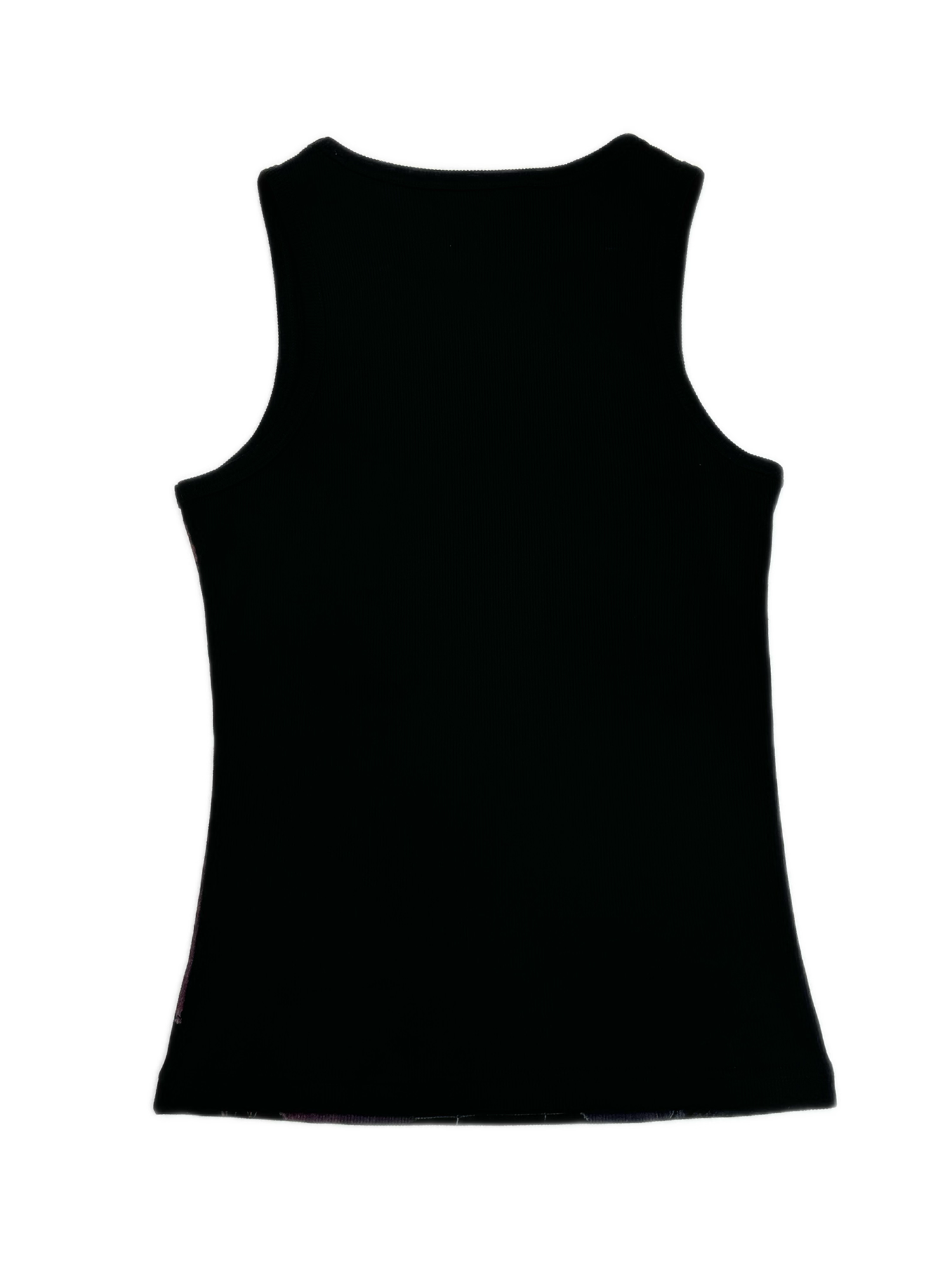 KADAKADA Distressed Graphic Ribbed Tank Top, premium urban and streetwear designers apparel on PROJECTISR.com, KADAKADA