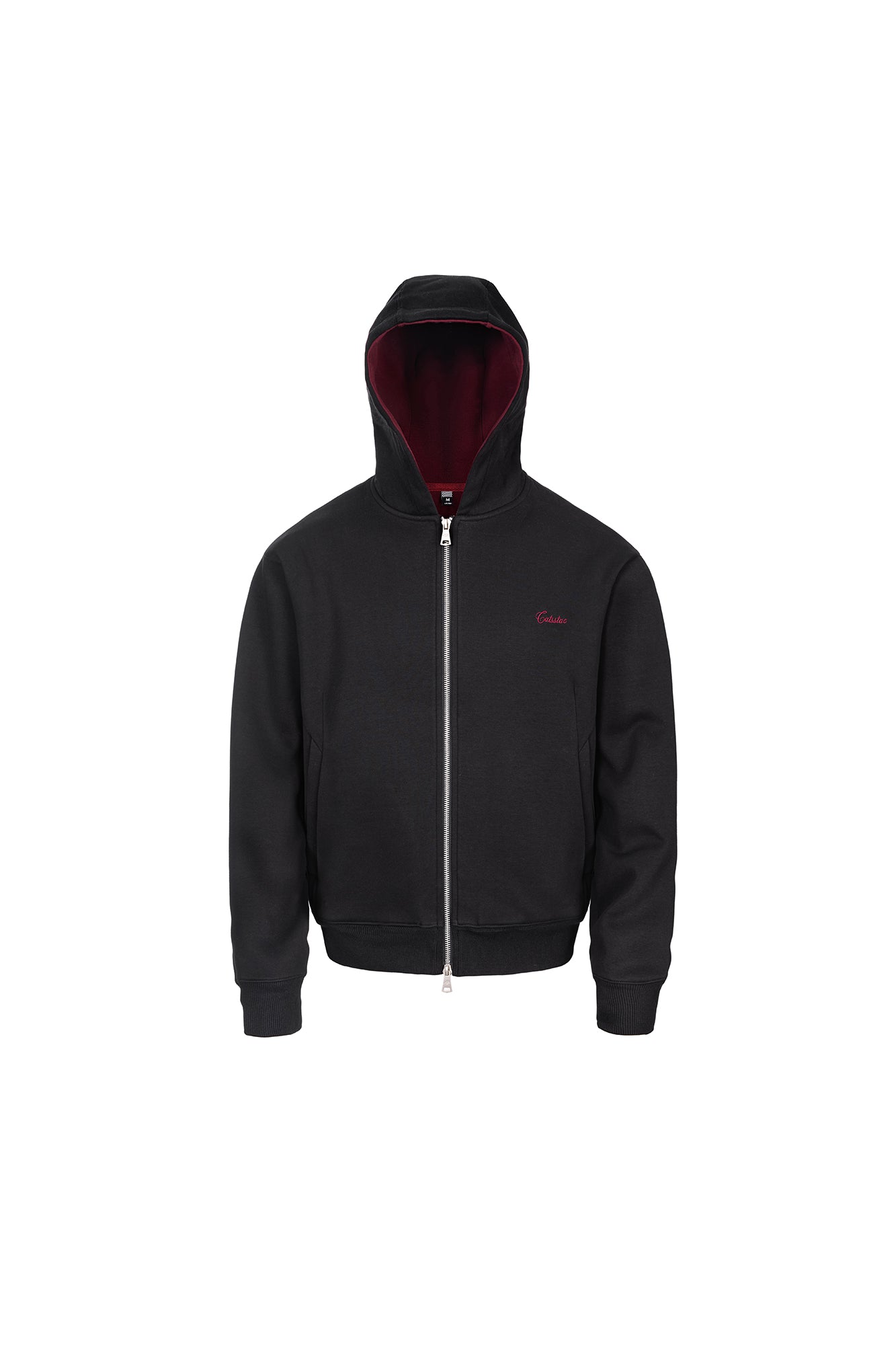 CATSSTAC Essential Embroidered LOGO Zip-Up Hoodie