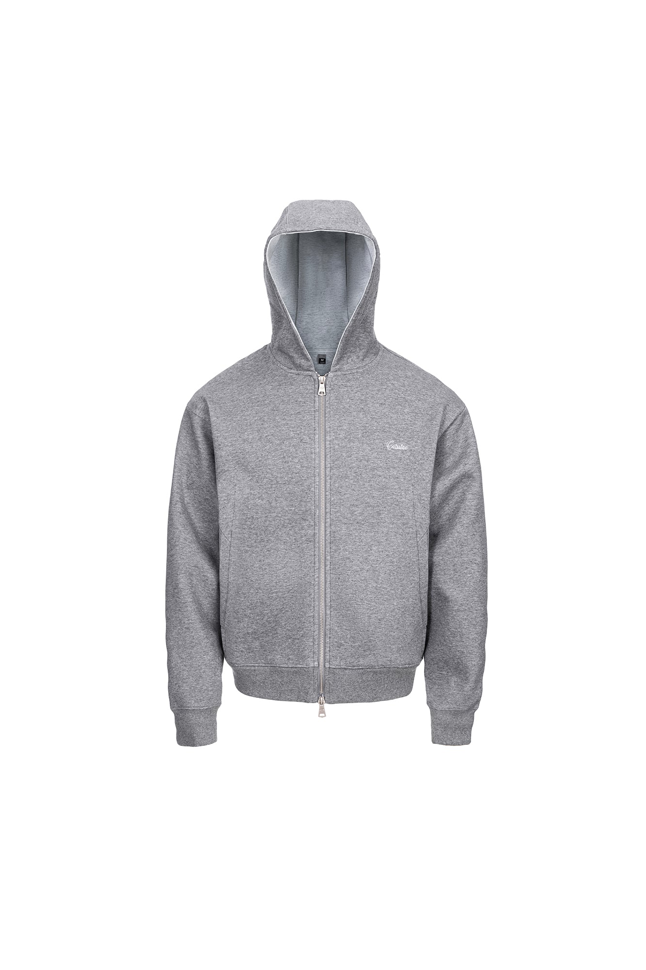 CATSSTAC Essential Embroidered LOGO Zip-Up Hoodie