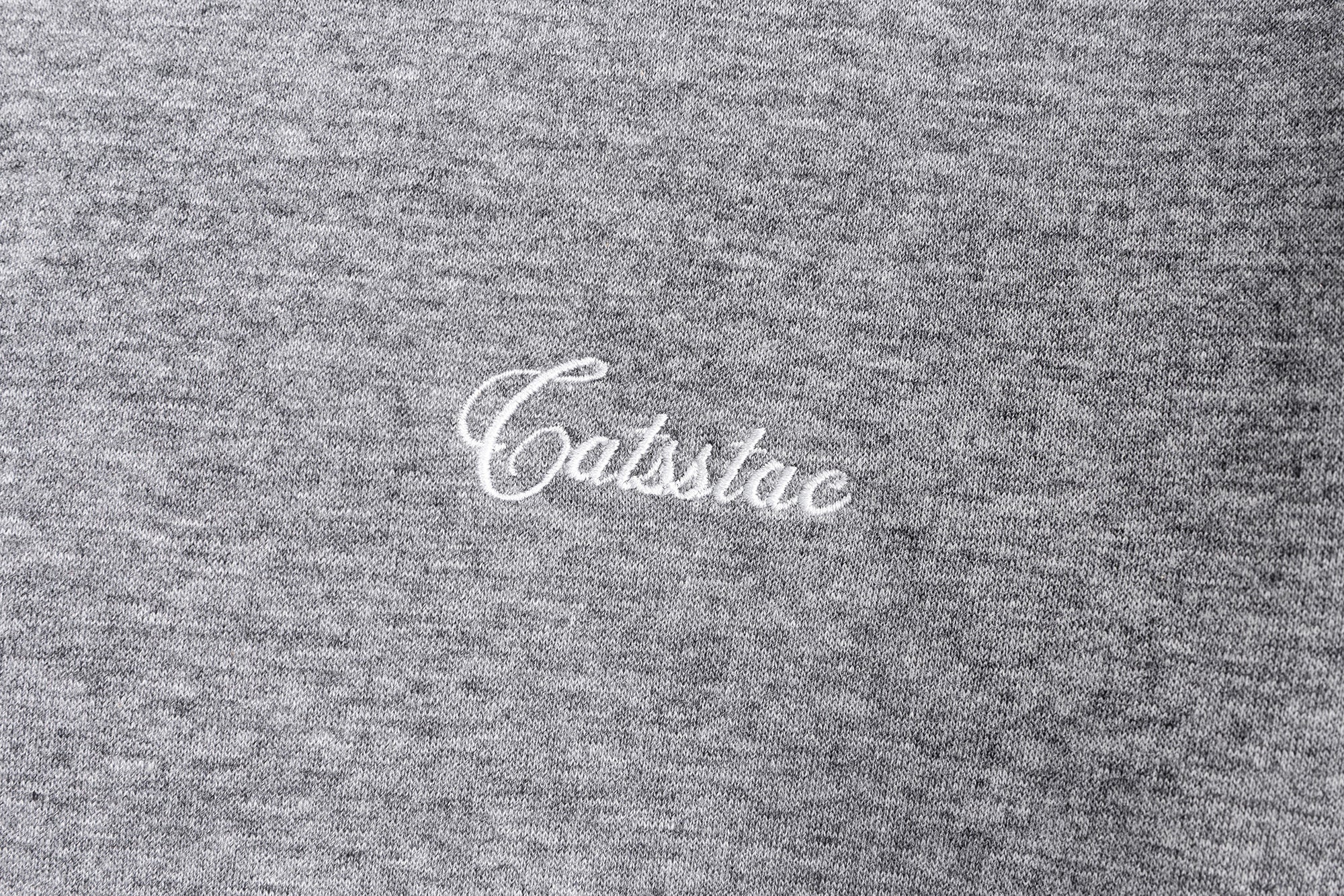 CATSSTAC Essential Embroidered LOGO Zip-Up Hoodie
