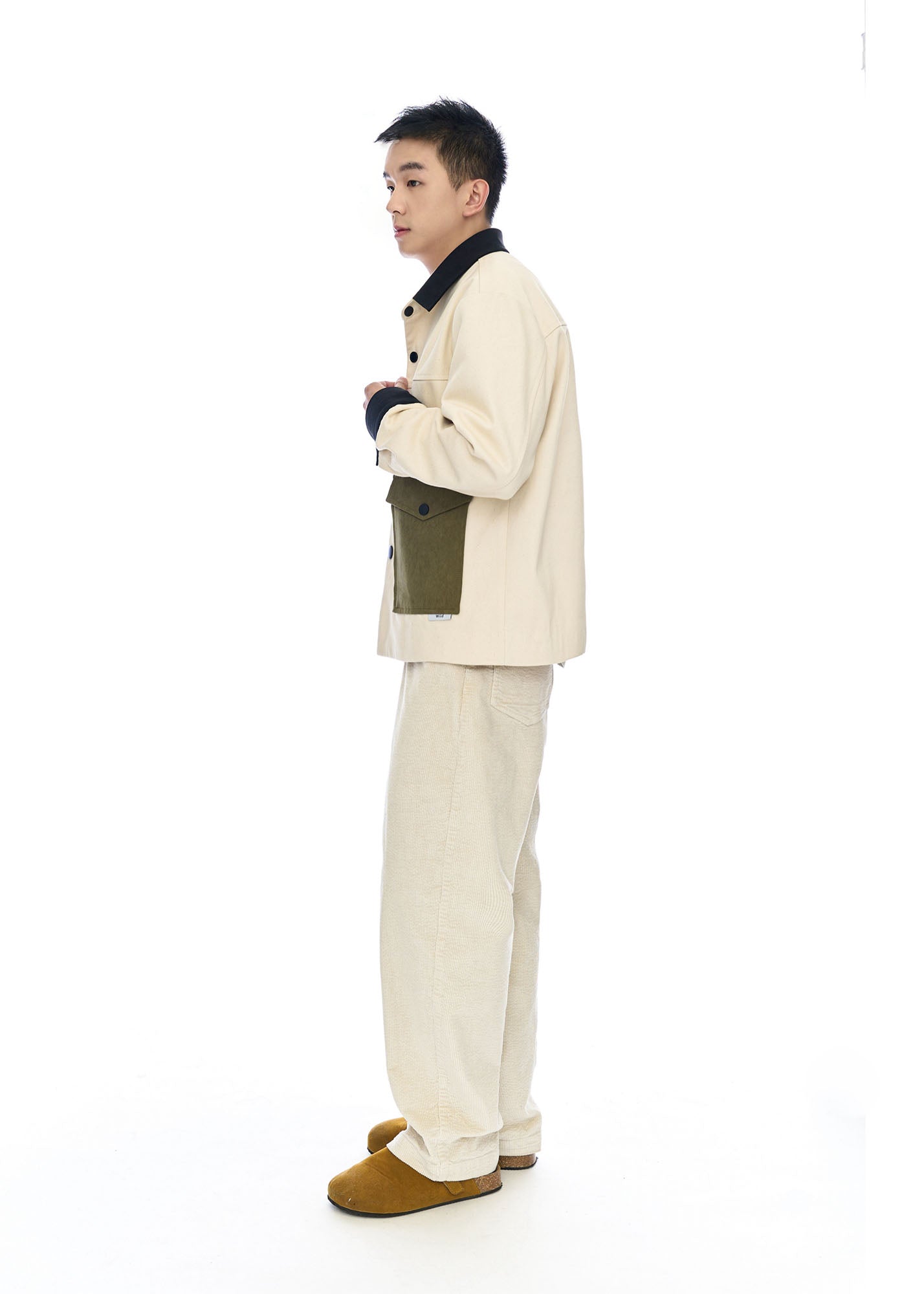 WIID Contrast Utility Pocket Barn Jacket, premium urban and streetwear designers apparel on PROJECTISR.com, WIID