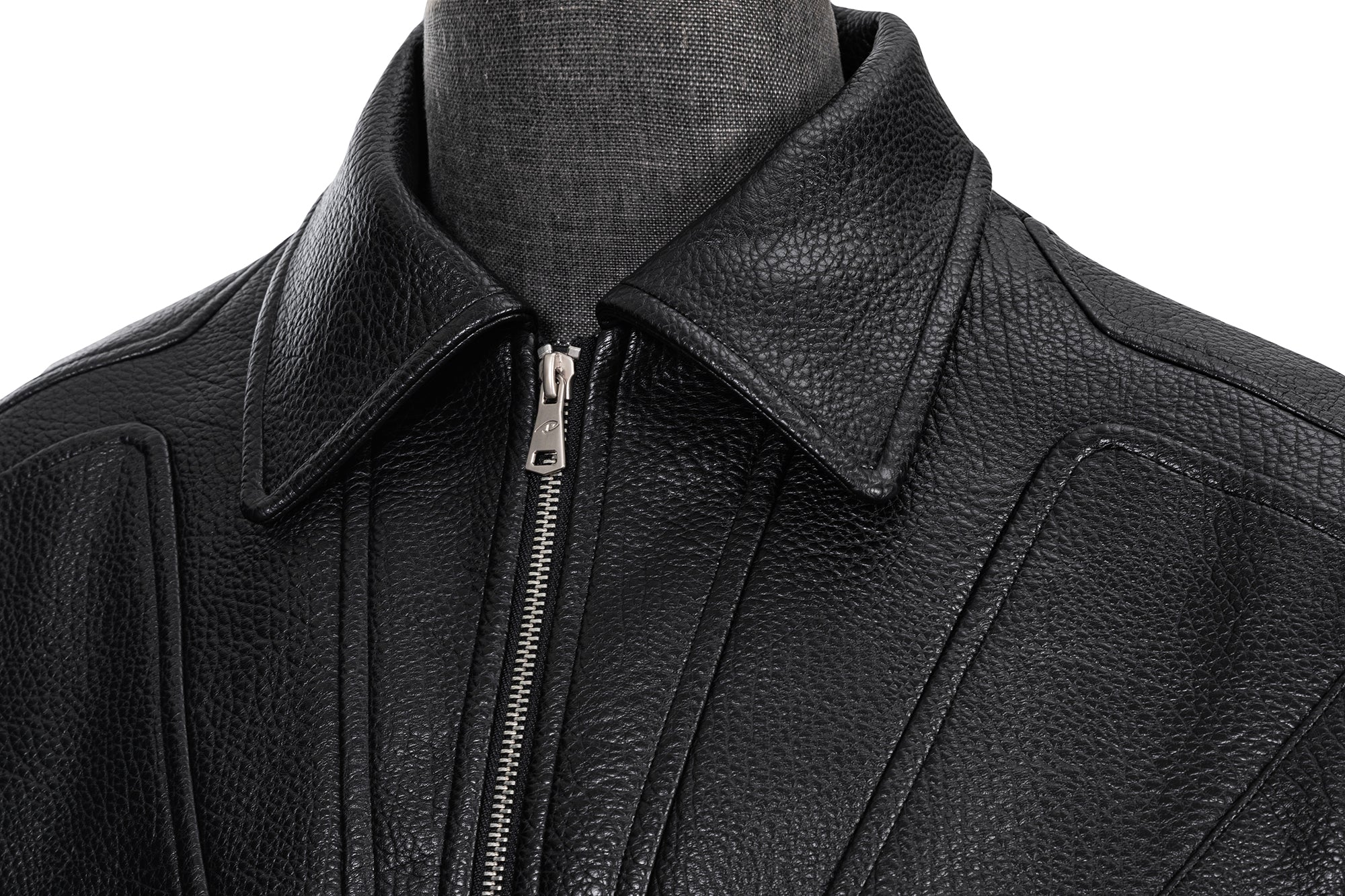 CATSSTAC Paneled Grain PU Utility Jacket, premium urban and streetwear designers apparel on PROJECTISR.com, CATSSTAC