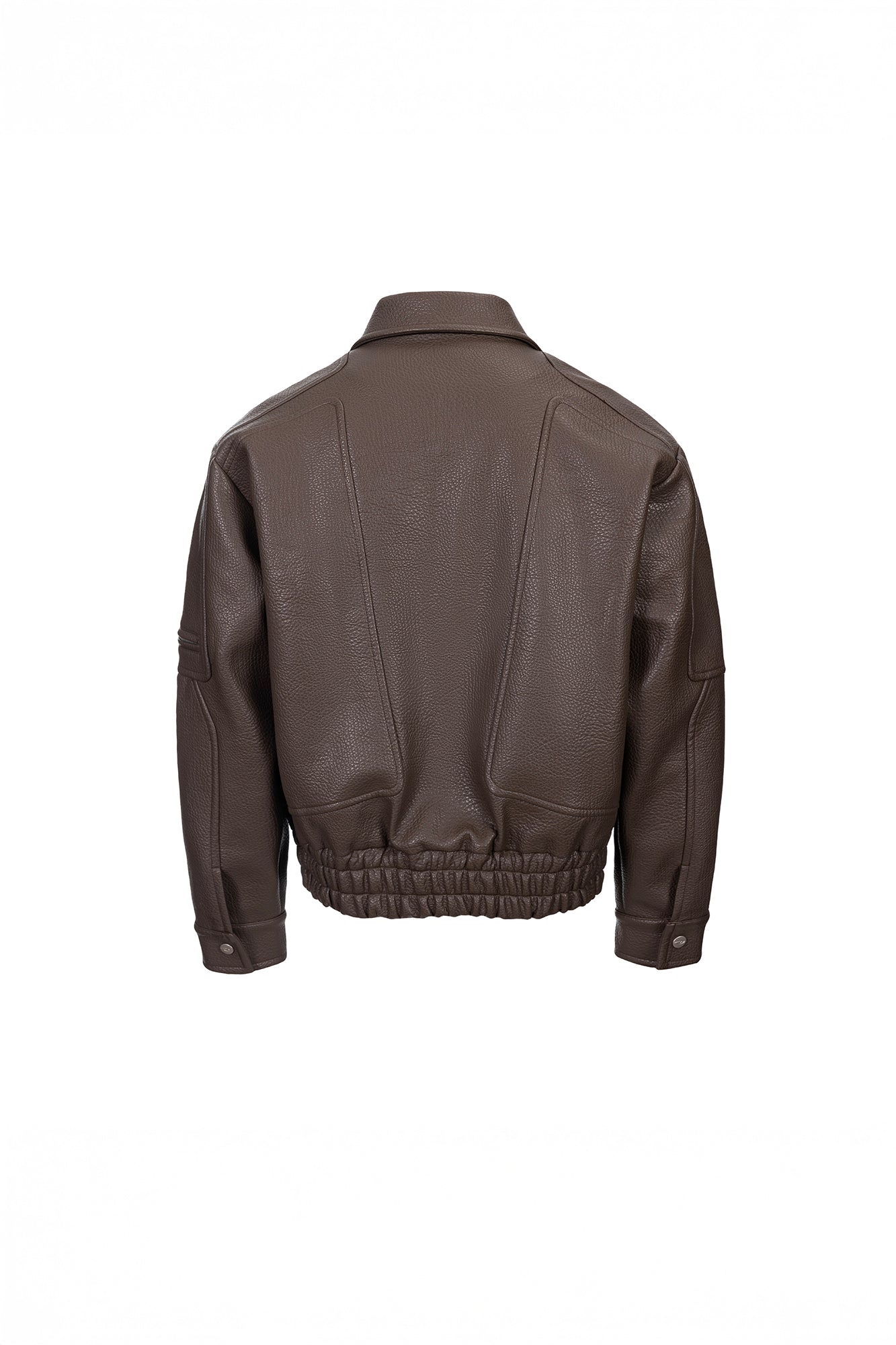 CATSSTAC Paneled Grain PU Utility Jacket, premium urban and streetwear designers apparel on PROJECTISR.com, CATSSTAC