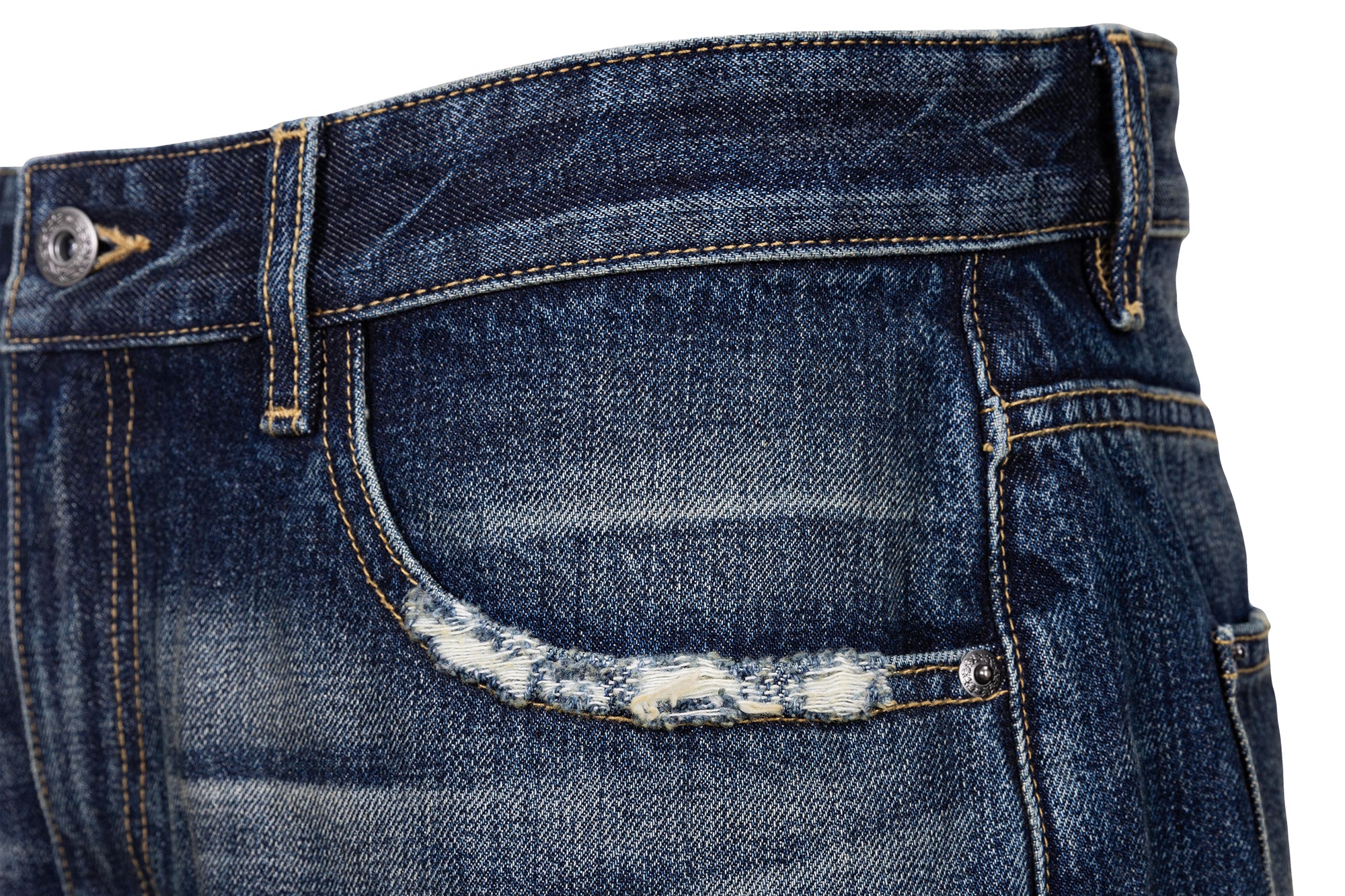 CATSSTAC Distressed Wrinkled Washed Wide-Leg Jeans, premium urban and streetwear designers apparel on PROJECTISR.com, CATSSTAC