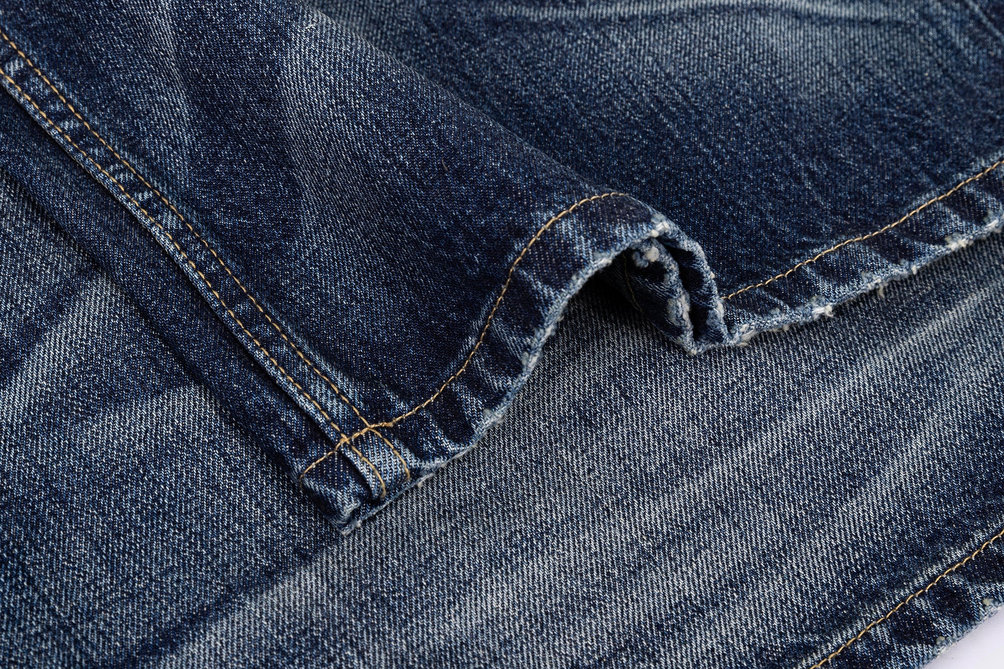 CATSSTAC Distressed Wrinkled Washed Wide-Leg Jeans, premium urban and streetwear designers apparel on PROJECTISR.com, CATSSTAC