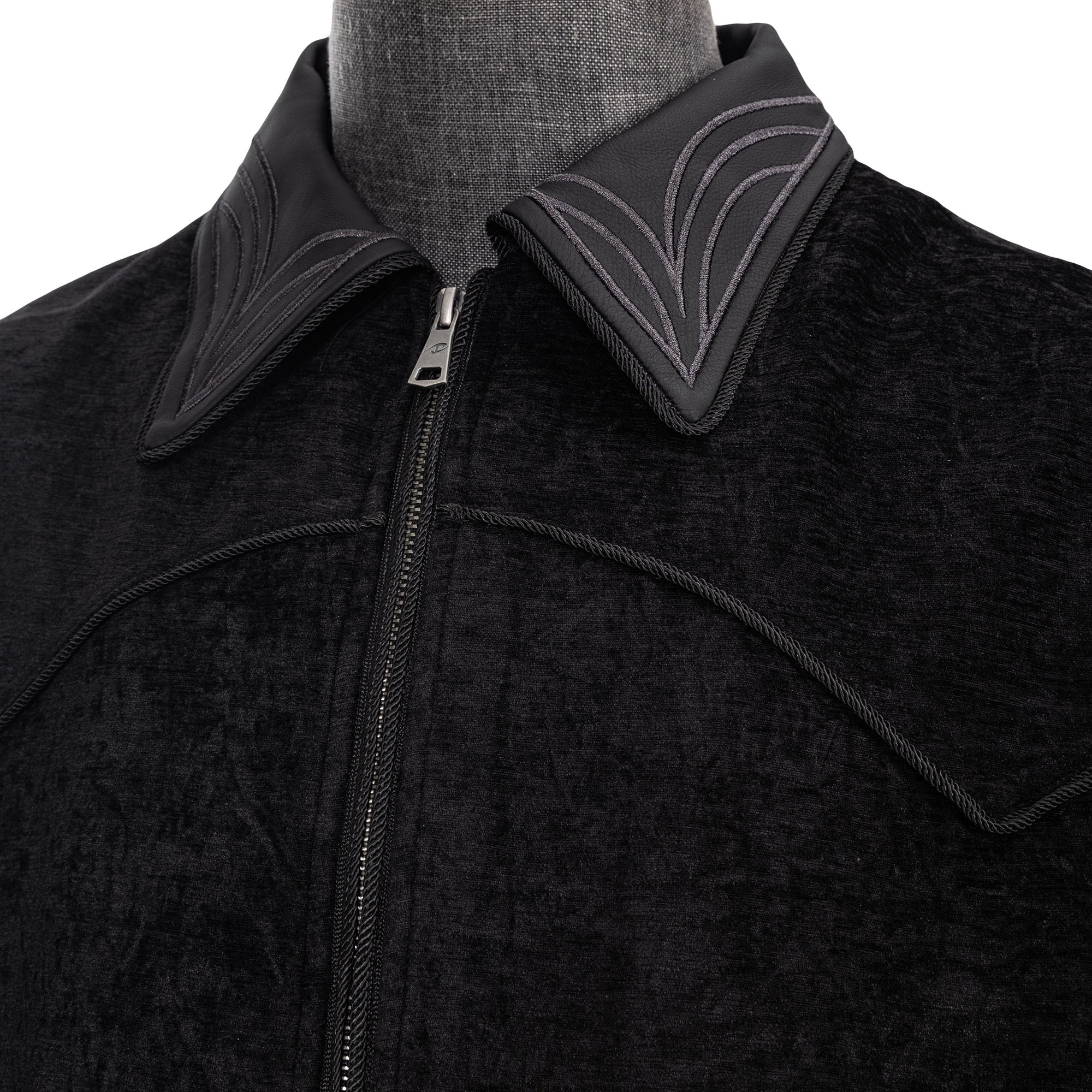 CATSSTAC Embroidered Collar Stitch Jacket, premium urban and streetwear designers apparel on PROJECTISR.com, CATSSTAC