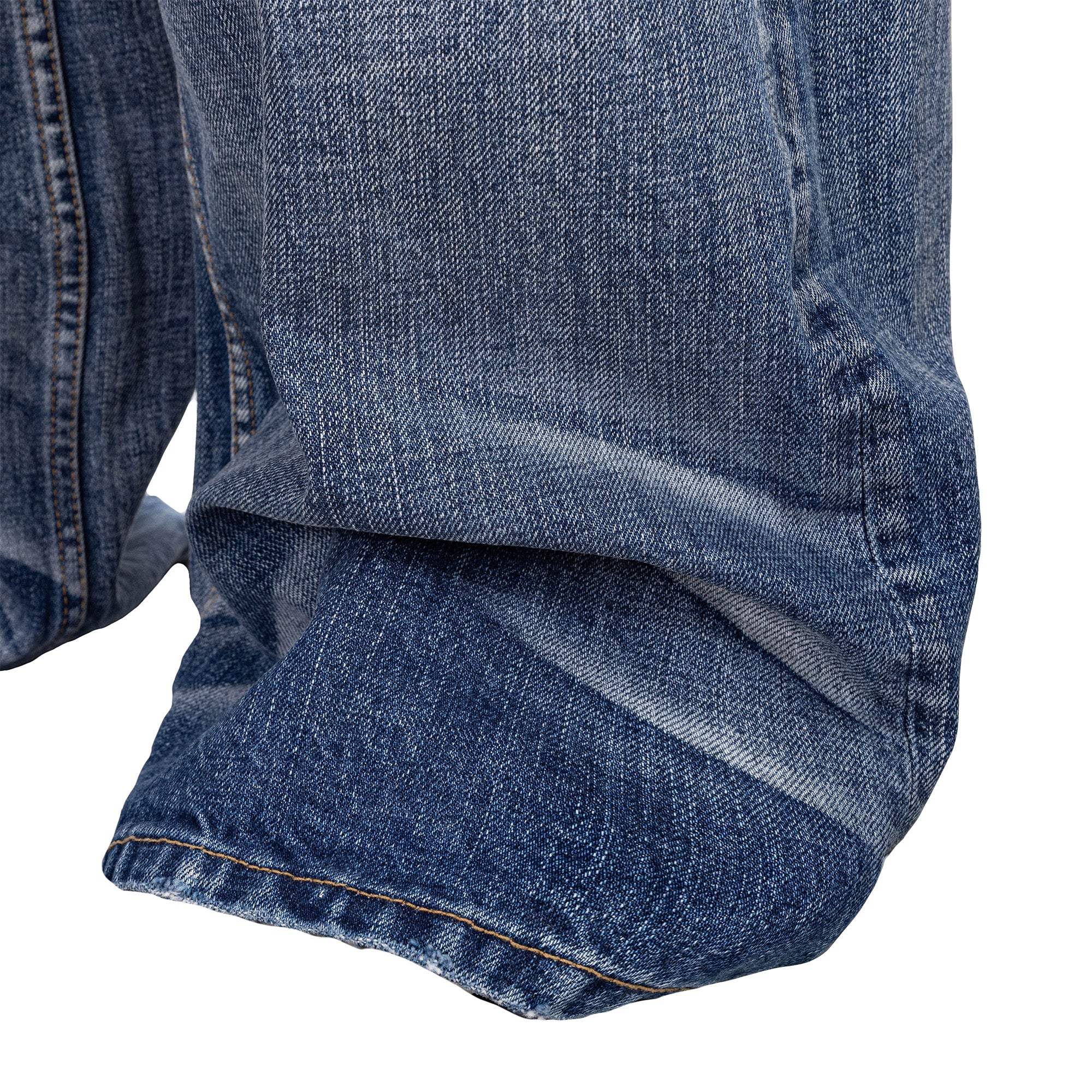 CATSSTAC Vine Scroll Embroidery Whisker-Washed Straight-Leg Jeans, premium urban and streetwear designers apparel on PROJECTISR.com, CATSSTAC