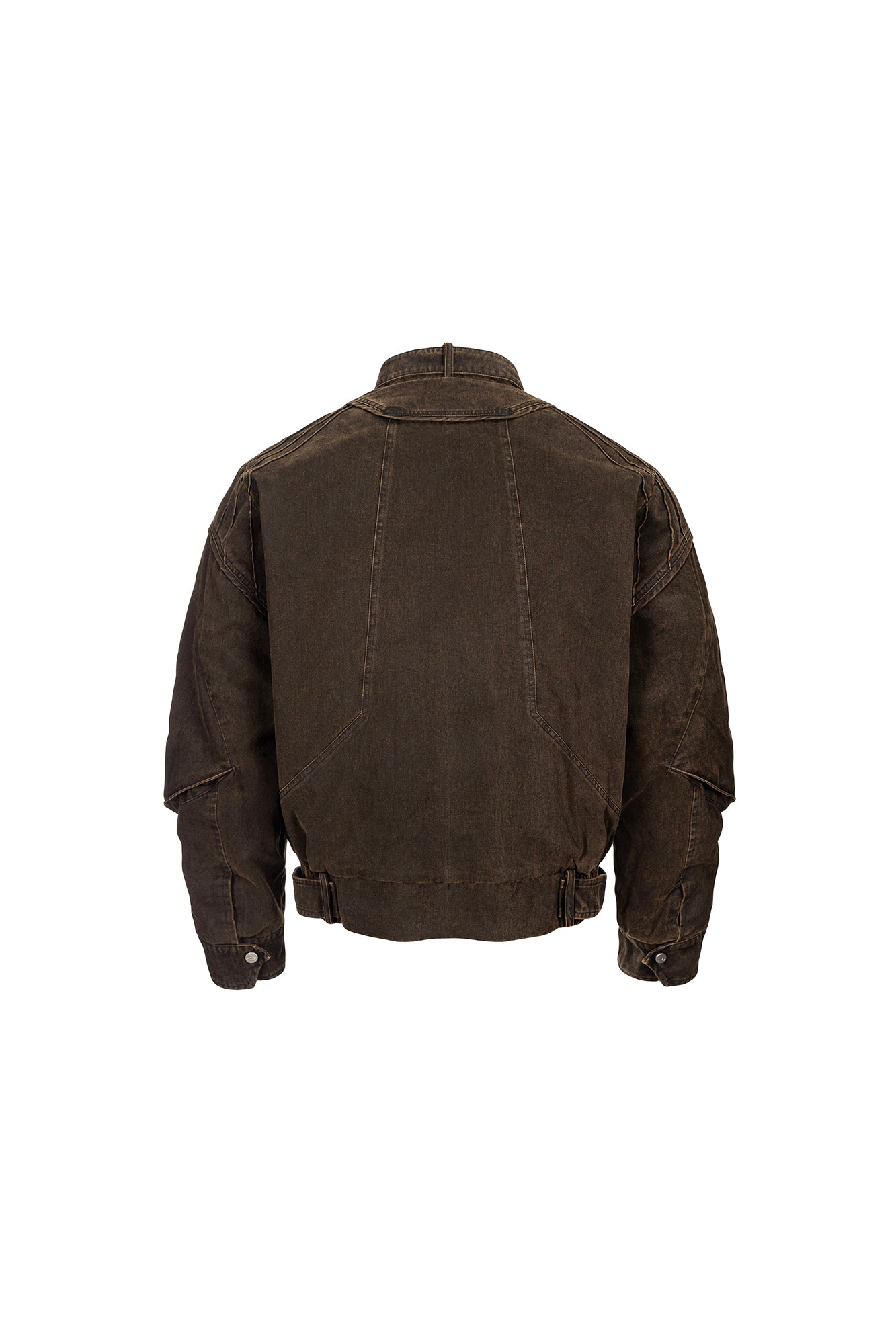 CATSSTAC Washed Paneled Multi-Pocket Utility Jacket, premium urban and streetwear designers apparel on PROJECTISR.com, CATSSTAC