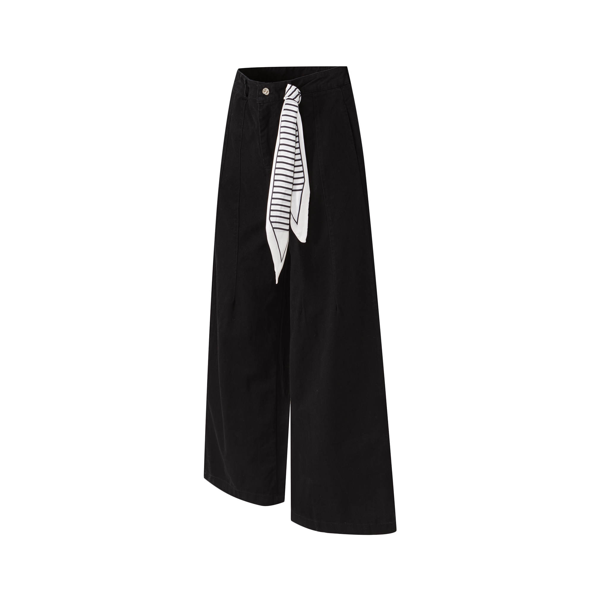 OVDY Retro Washed Stripe-Tie Wide-Leg Pants, premium urban and streetwear designers apparel on PROJECTISR.com, DVDY