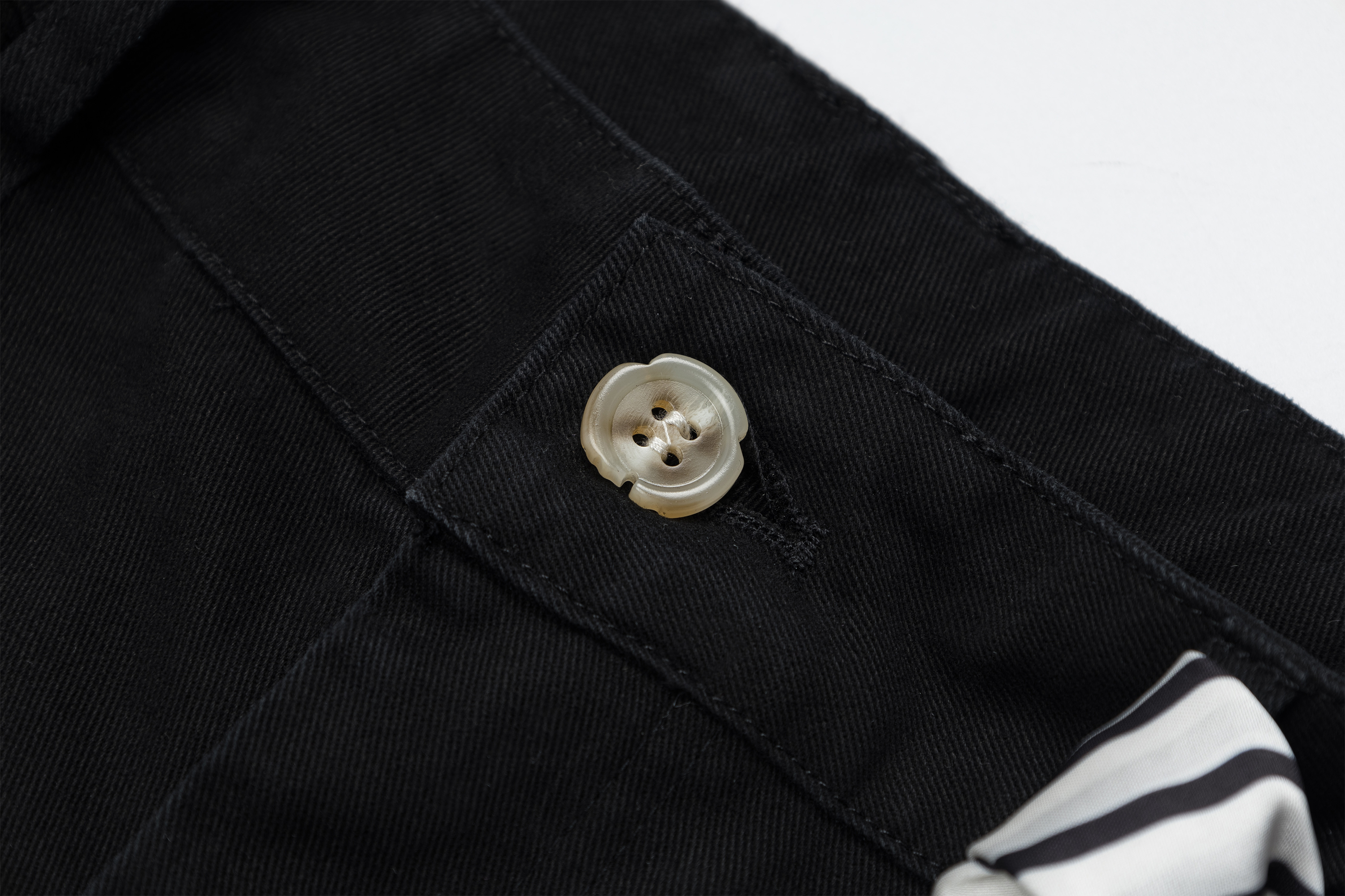 OVDY Retro Washed Stripe-Tie Wide-Leg Pants, premium urban and streetwear designers apparel on PROJECTISR.com, DVDY