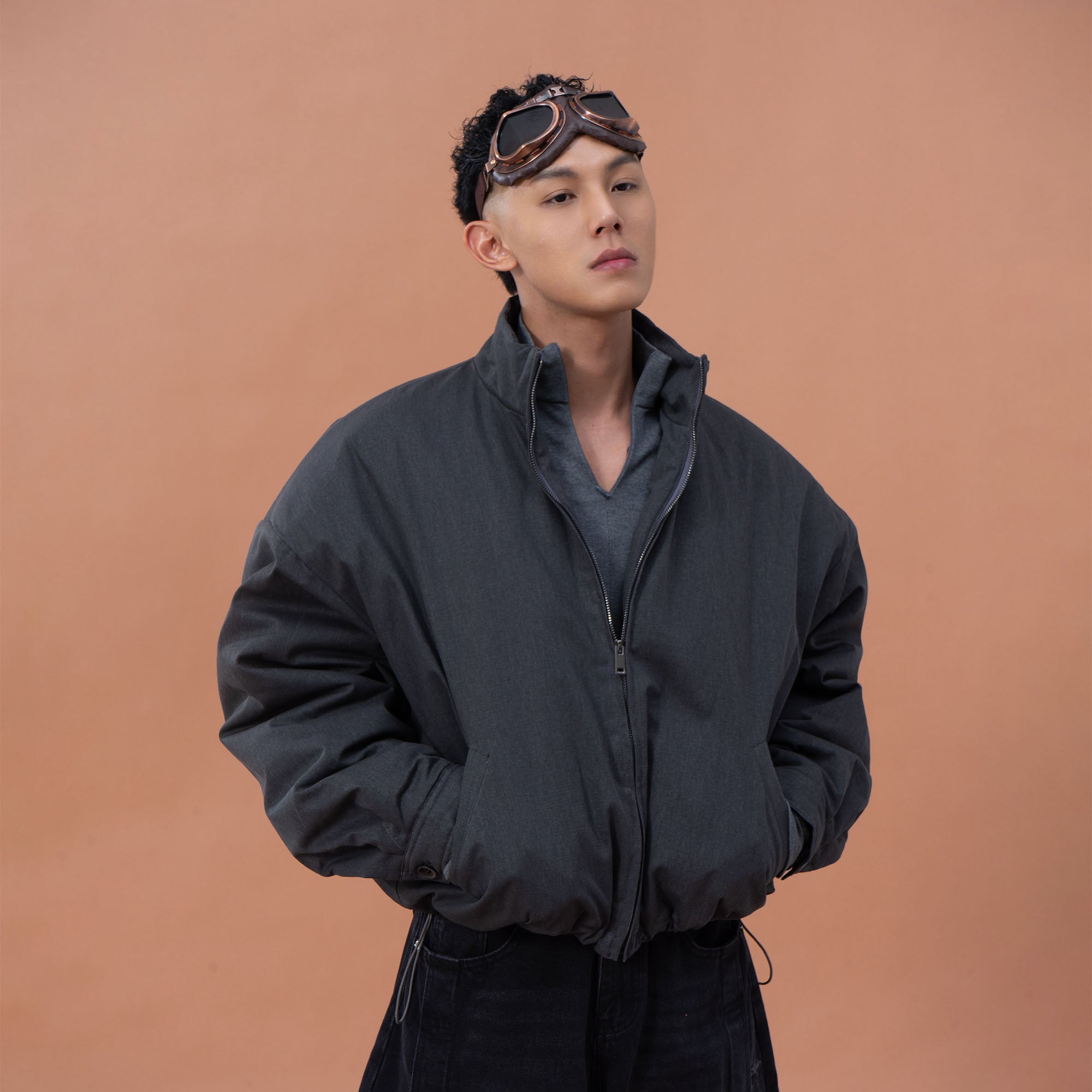 CLP Modern Cropped Puffer Jacket