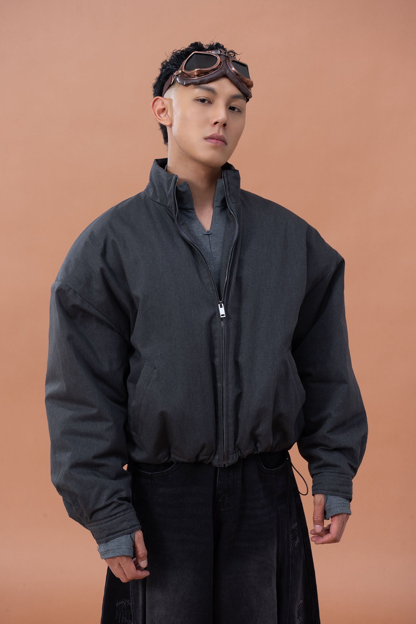 CLP Modern Cropped Puffer Jacket