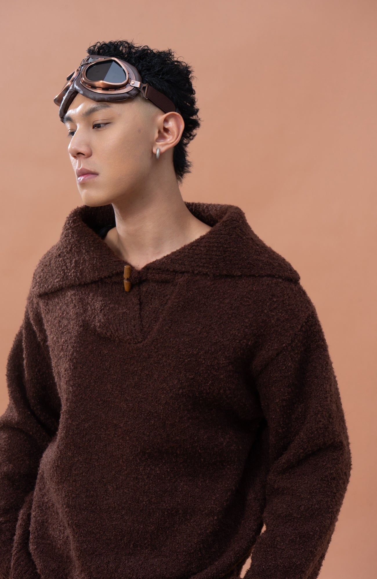 CLP Wool -Blend Toggle-Neck Knit Pullover, premium urban and streetwear designers apparel on PROJECTISR.com, CLP