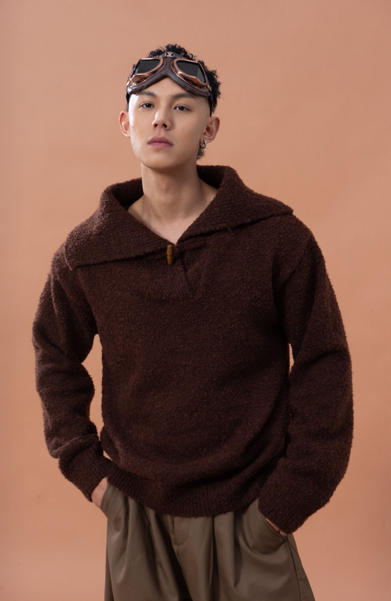 CLP Wool -Blend Toggle-Neck Knit Pullover, premium urban and streetwear designers apparel on PROJECTISR.com, CLP