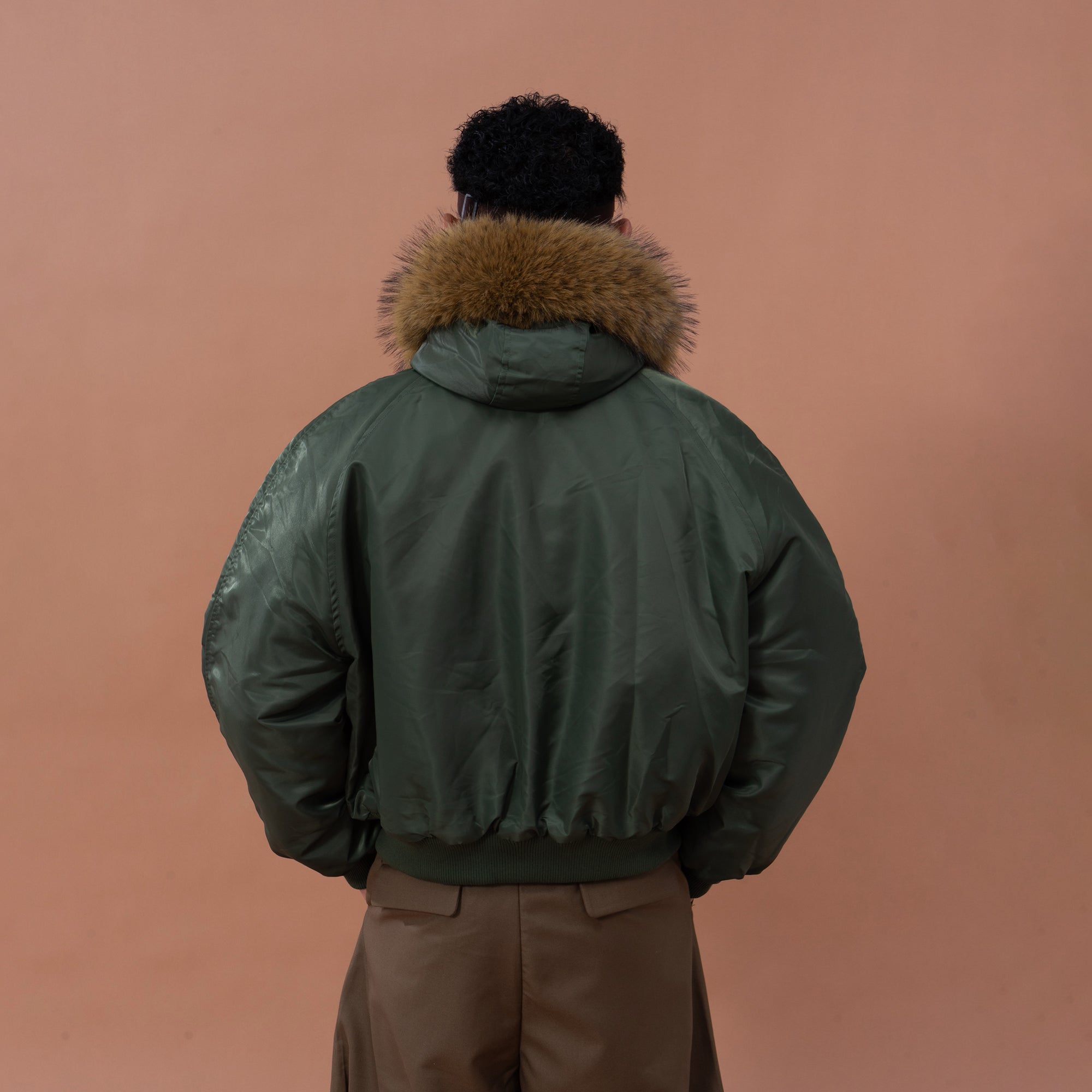 CLP Faux Fur Collar Puffer Parka, premium urban and streetwear designers apparel on PROJECTISR.com, CLP