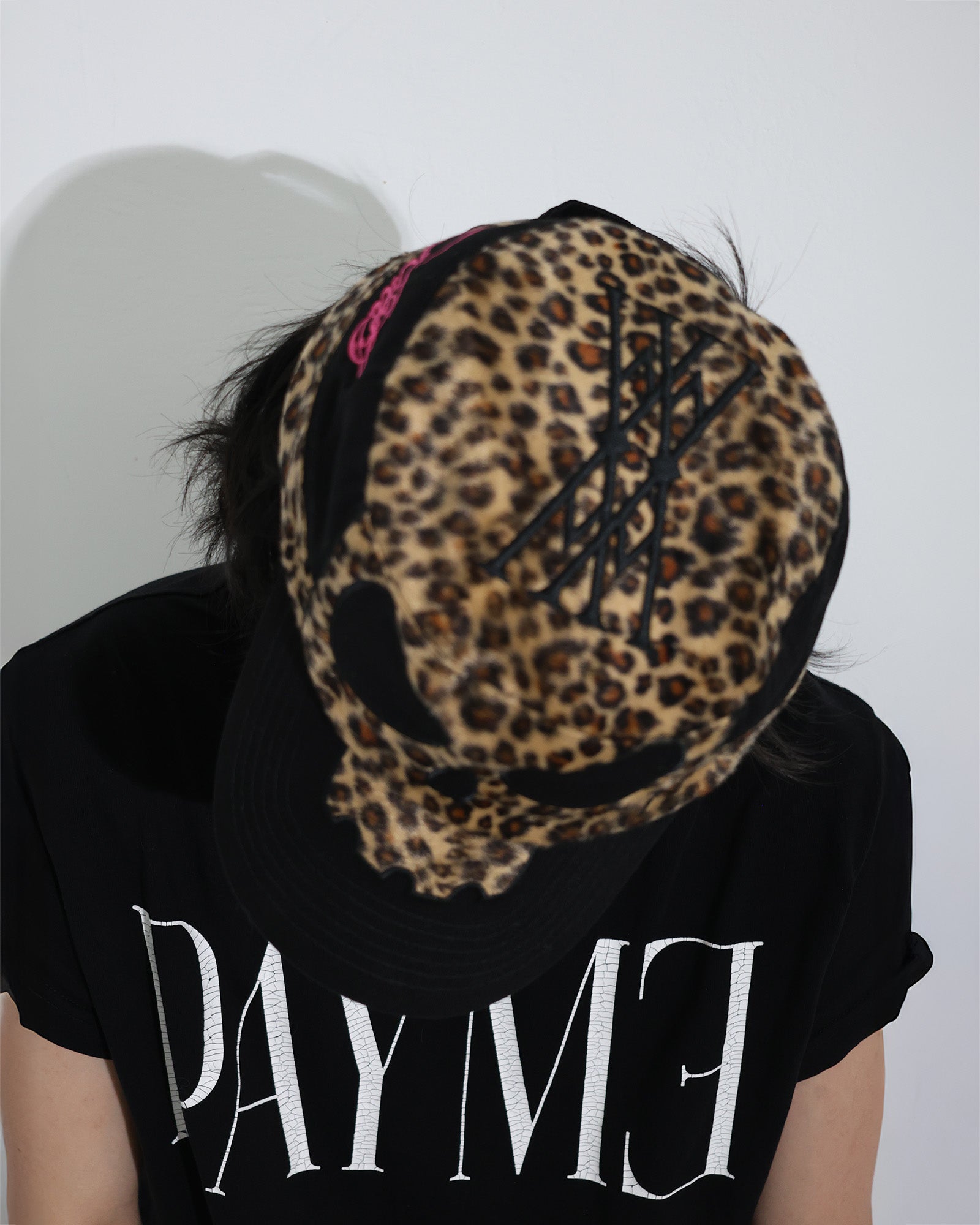 PCCVISION Leopard Skull Patchwork Field Cap