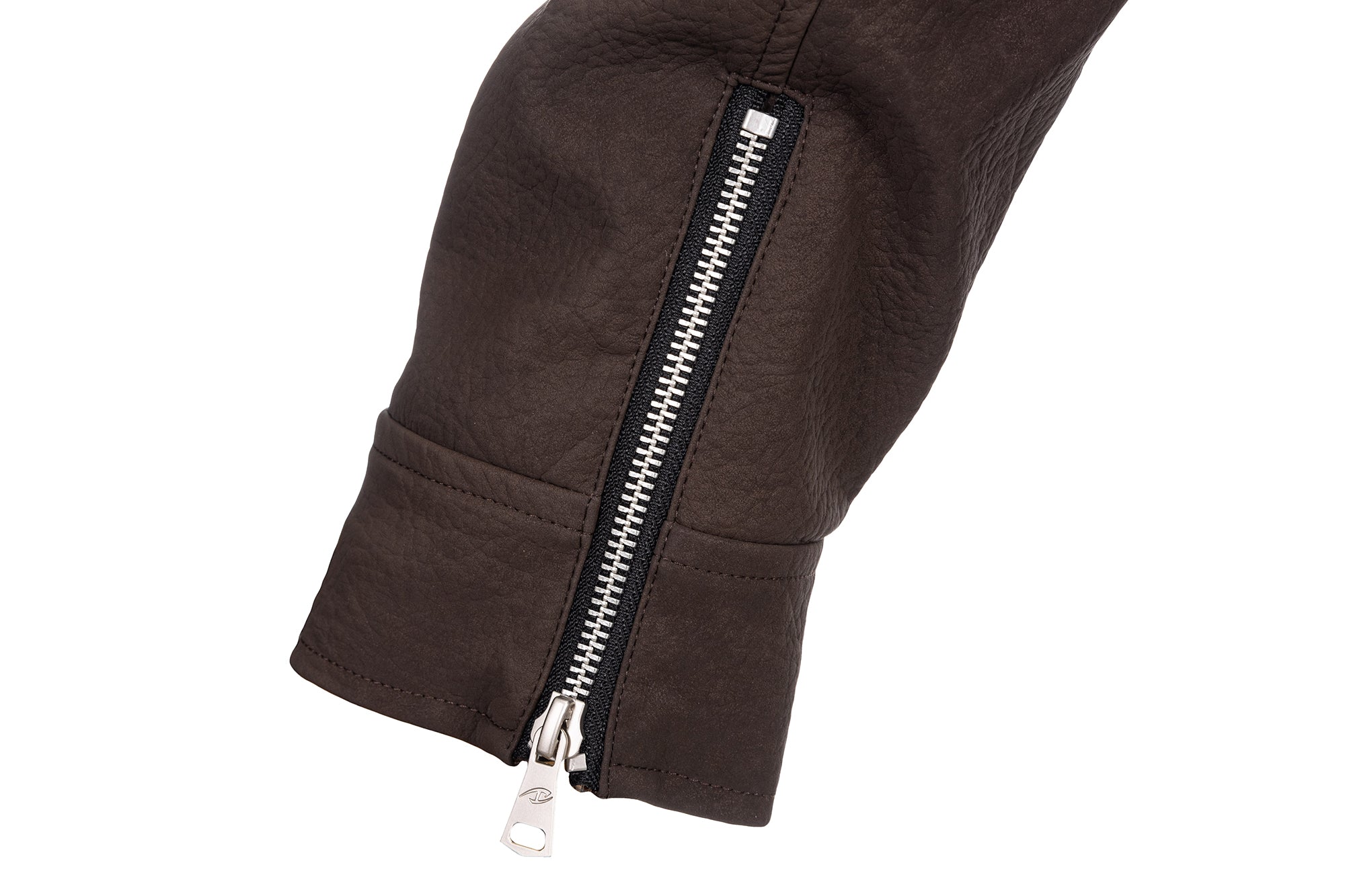 CATSSTAC Layered Placket Structured Paneled PU Jacket