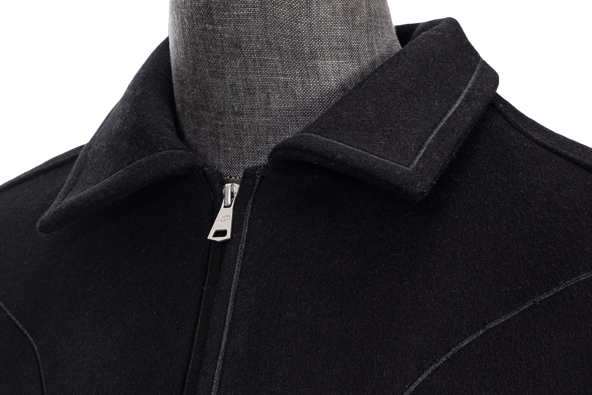 CATSSTAC Topstitch Ornate Pocket Wool-Blend Jacket