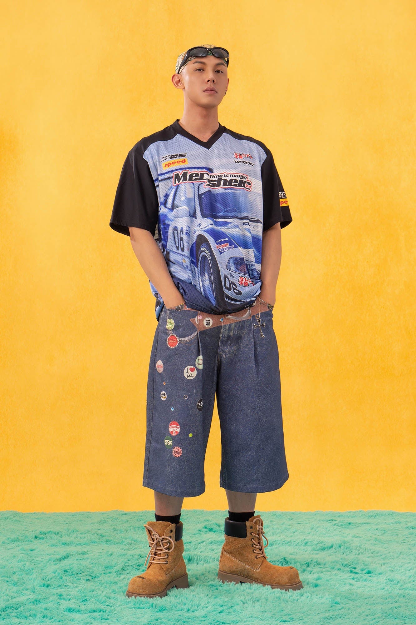 CLP Racing Graphic Mesh Raglan Jersey