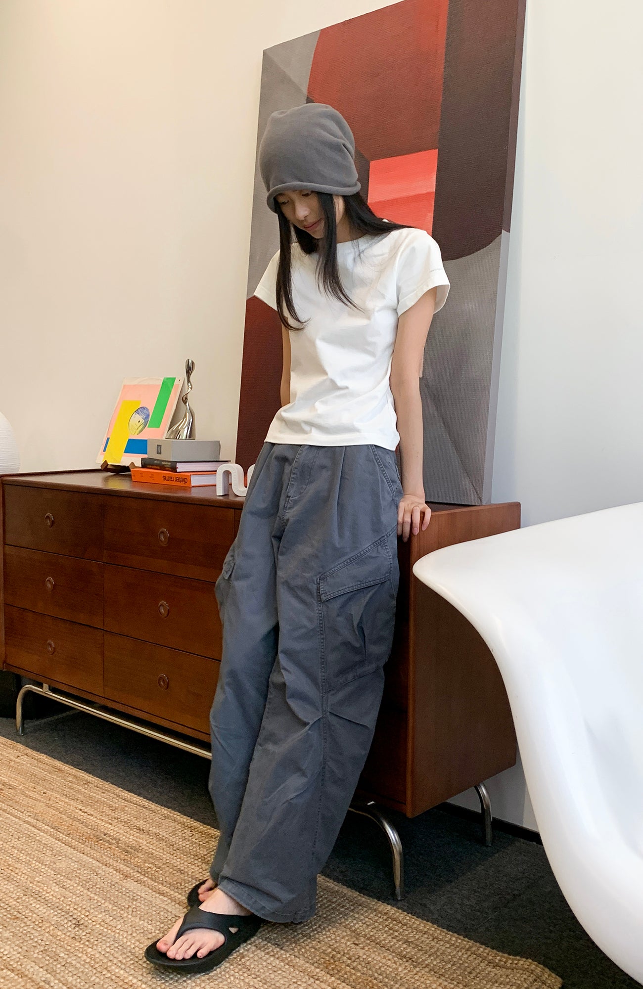 ROARINGWILD A ARCH Classic Utility Parachute Pants