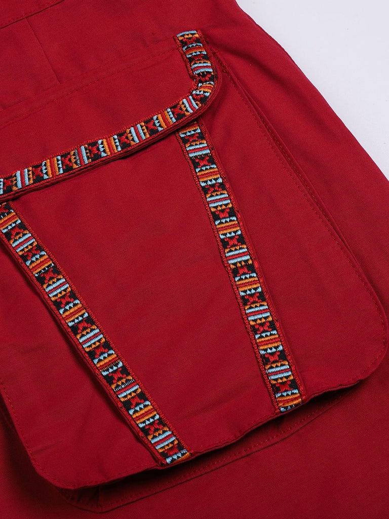 DND4DES The Bass Pants Red, premium urban and streetwear designers apparel on PROJECTISR.com, DND4DES